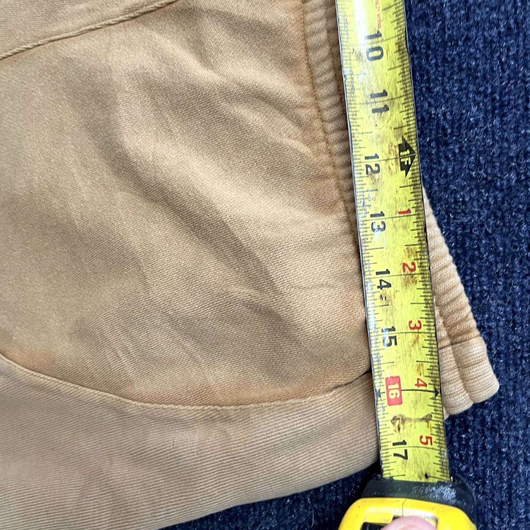 Vintage PINK Victoria's Secret Fleece Sweat Shorts Womens Large Beige Lounge Casual Size 36" / US 14 / IT 50 - 6 Thumbnail