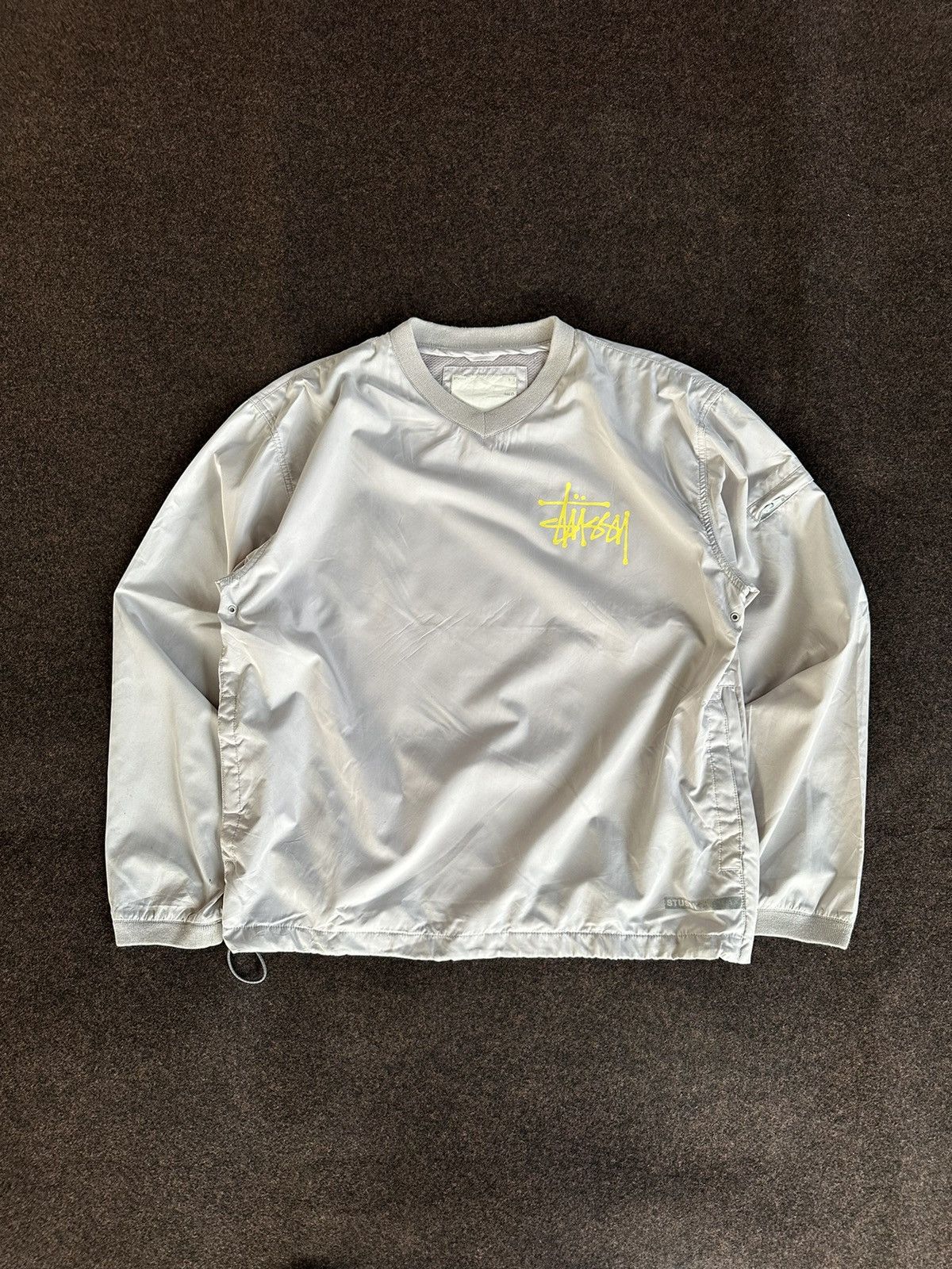 Stussy Stussy Nylon Sweatshirt Custom Glow In The Dark Logo Z75 Size US M / EU 48-50 / 2 - 2 Thumbnail