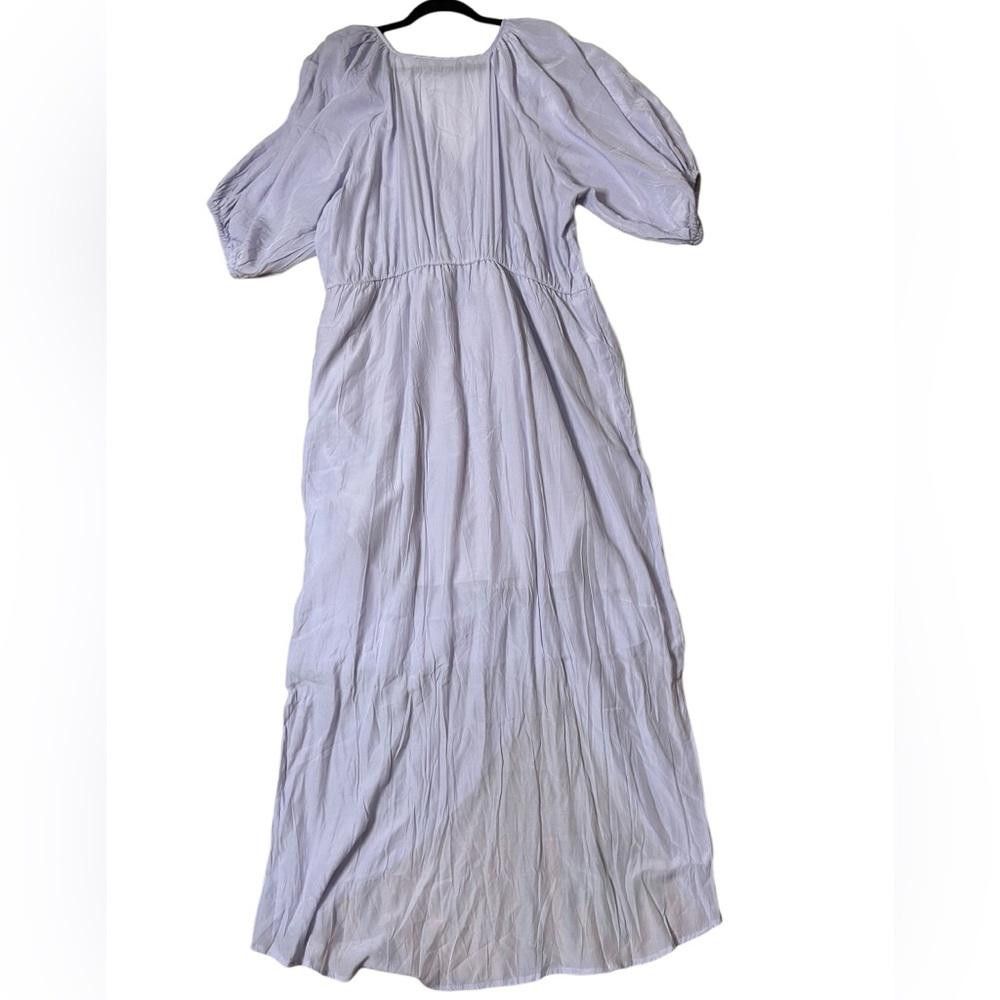 Designer ELOQUII l NWT Lavender Midi Dress 18 Size XXL / US 16-18 / IT 52-54 - 3 Thumbnail