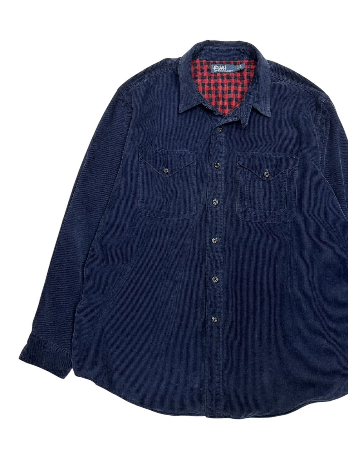 Polo Ralph Lauren 🔥POLO RALPH LAUREN OVERSIZED CORDUROY BUTTON SHIRT Size US XXL / EU 58 / 5 - 8 Thumbnail