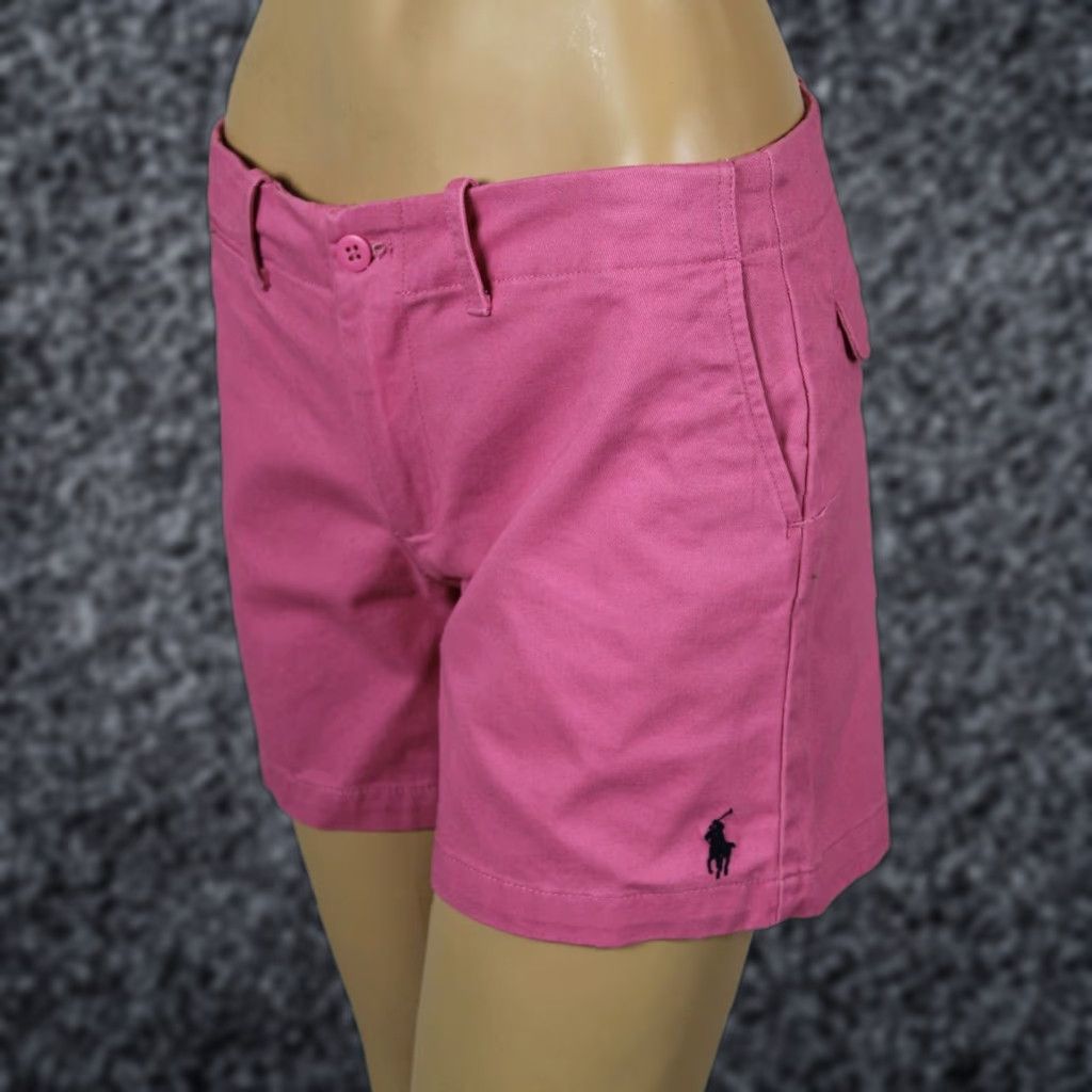 Ralph Lauren Ralph Lauren Sport Pink Shorts Navy Blue Pony Logo NWT Women’s Size 2 Cotton Casual Shorts Pink Navy Pony Logo NWT Womens Size 26" / US 2 / IT 38 - 1 Thumbnail