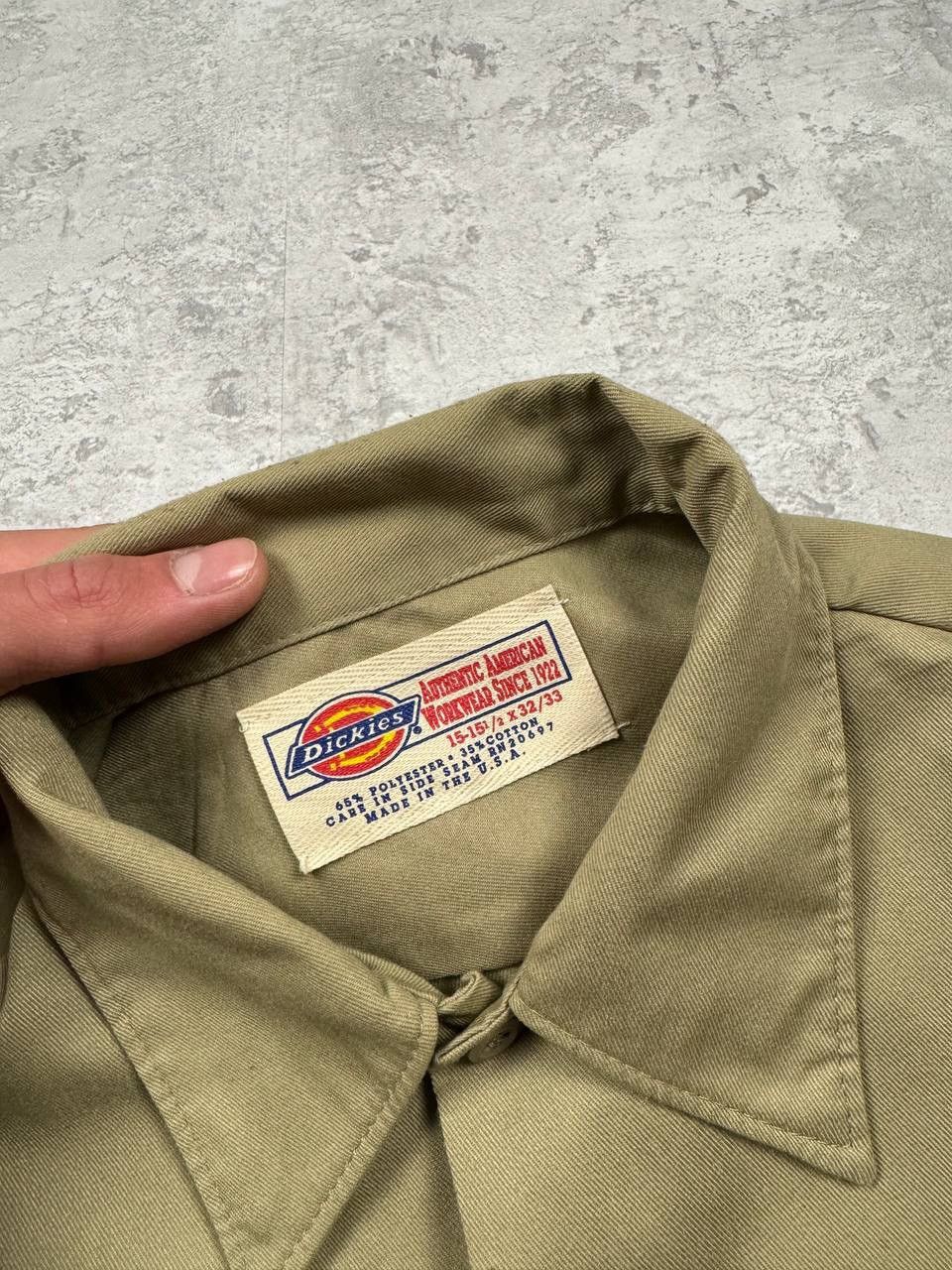 Dickies Vintage Dickies Beige Workwear Button-Up Shirt Size M Size US M / EU 48-50 / 2 - 9 Thumbnail