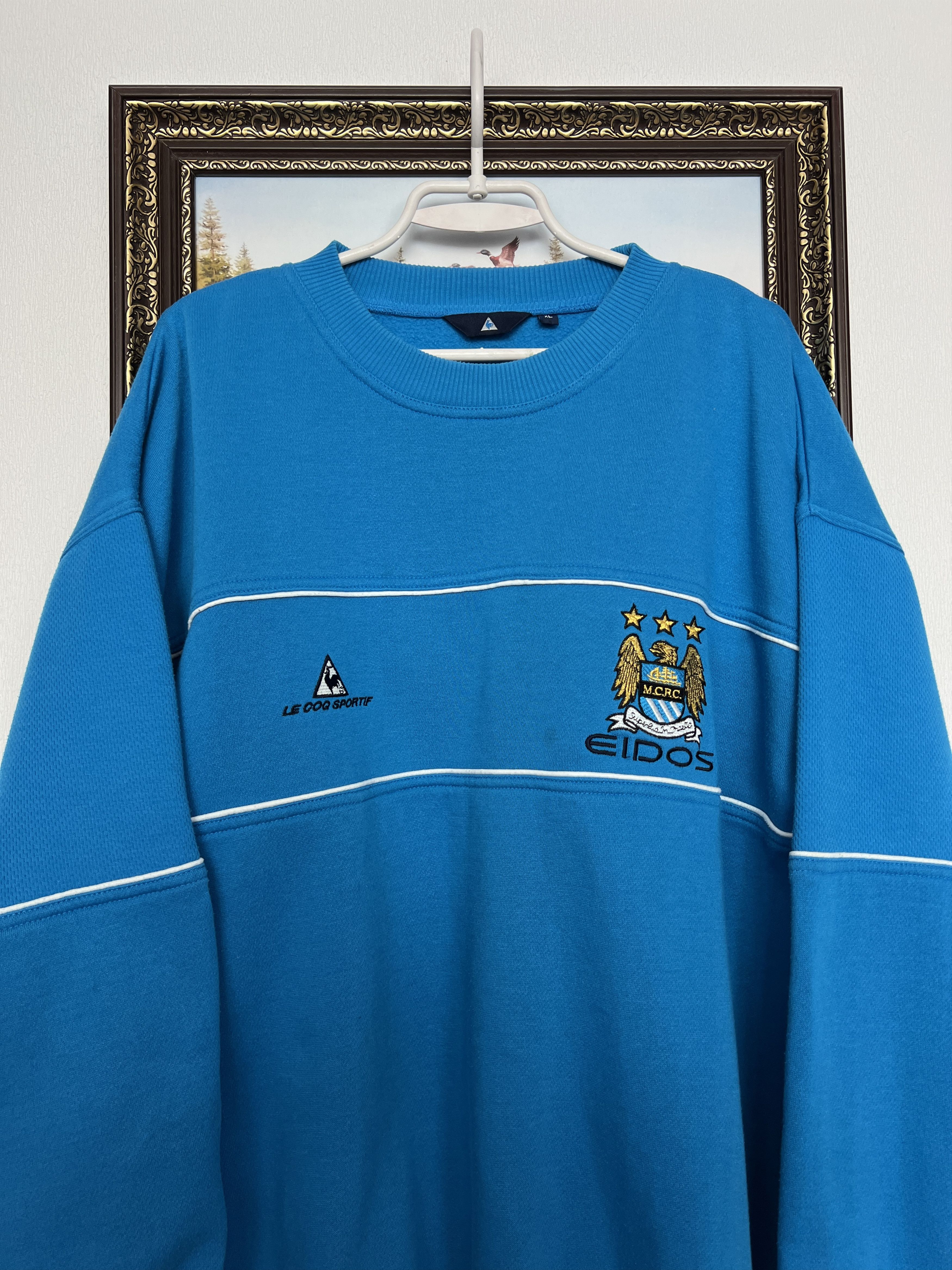 Vintage Vintage Manchester City Football Sweatshirt Soccer Crewneck Size US XL / EU 56 / 4 - 2 Thumbnail