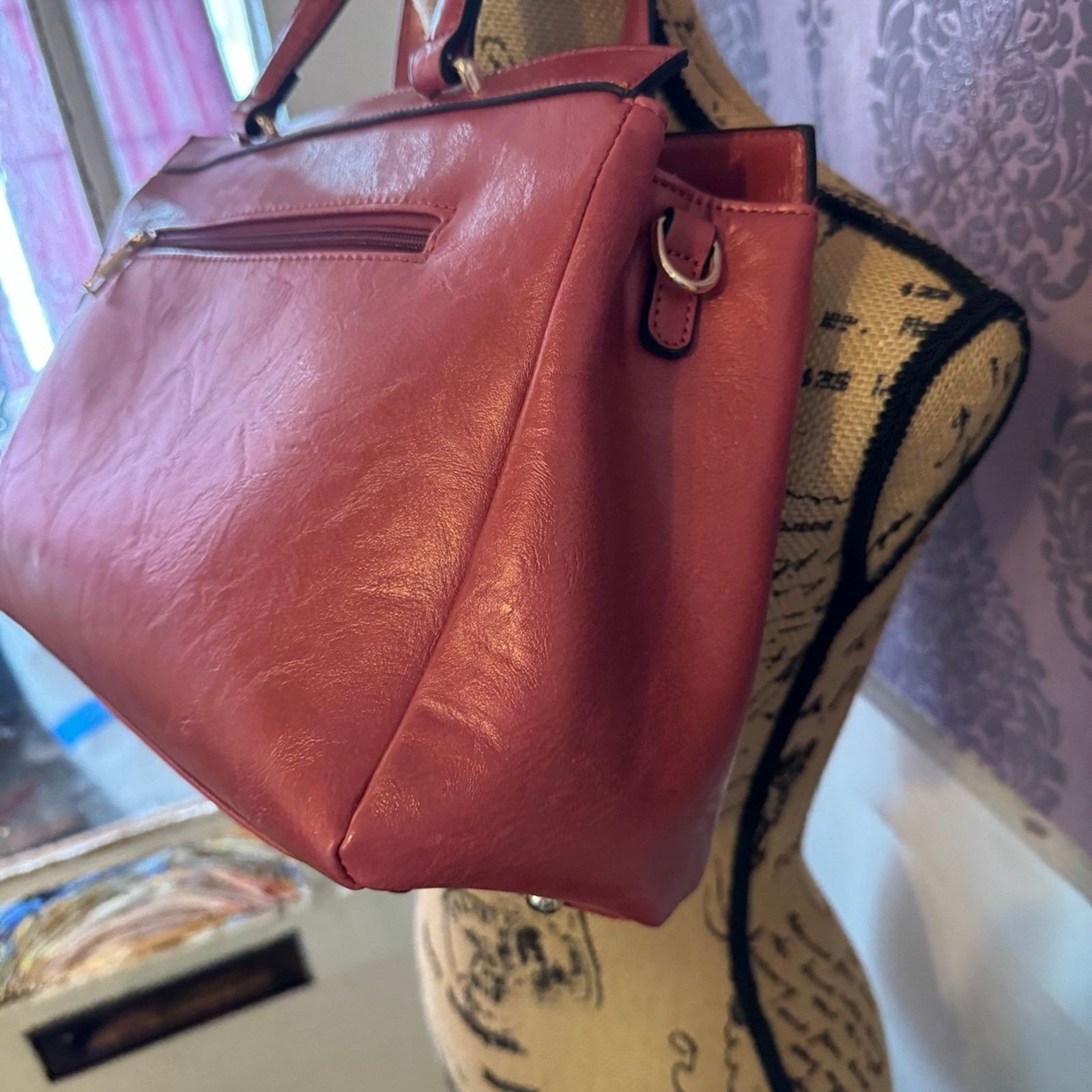 NBDN Nobrandedon Mellow World tooled vegan leather hand bag Size ONE SIZE - 3 Thumbnail