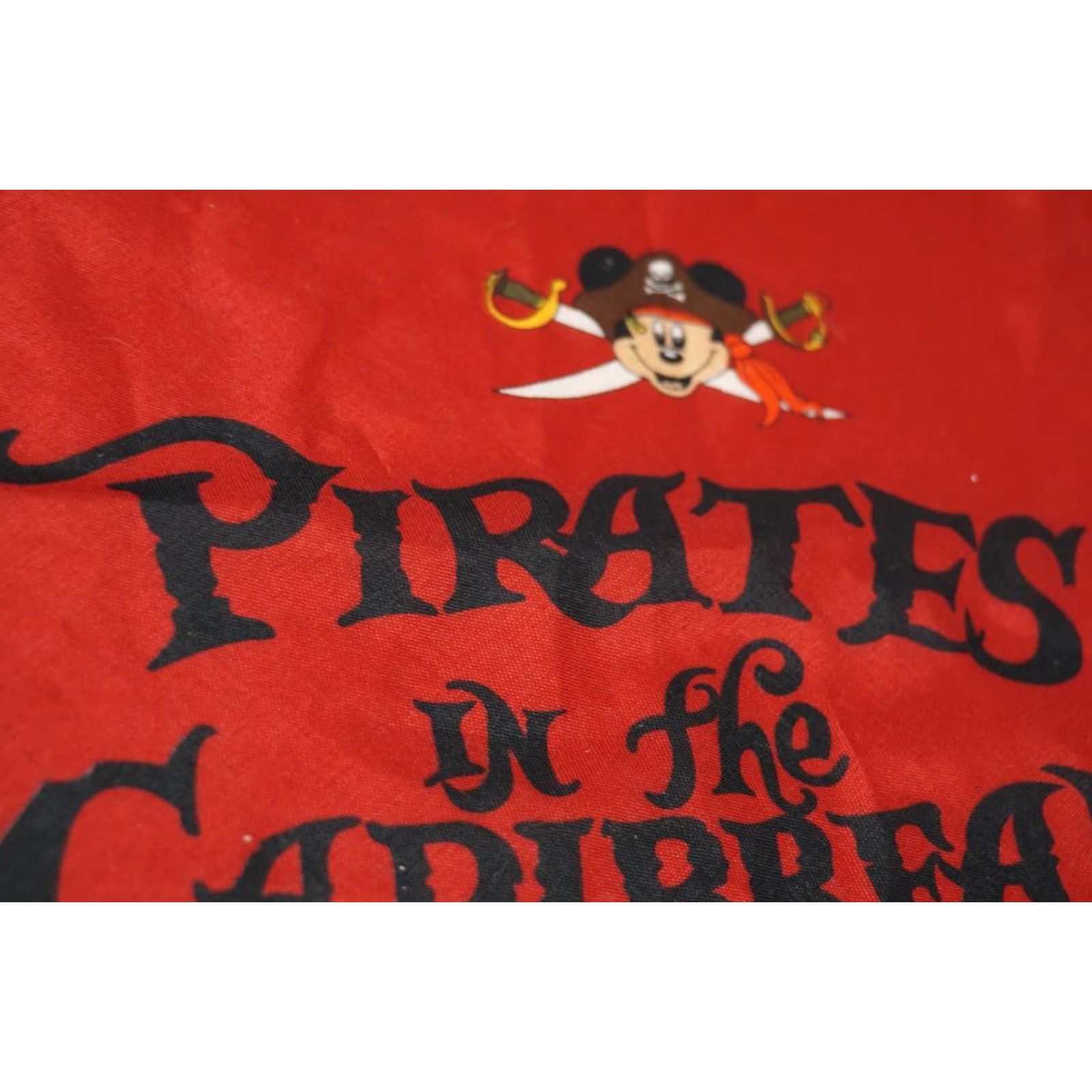 Disney VINTAGE Disney Handkerchief Bandanna Mickey Mouse Pirates Of The Caribbean Shirt Adult N/A Size ONE SIZE - 2 Thumbnail