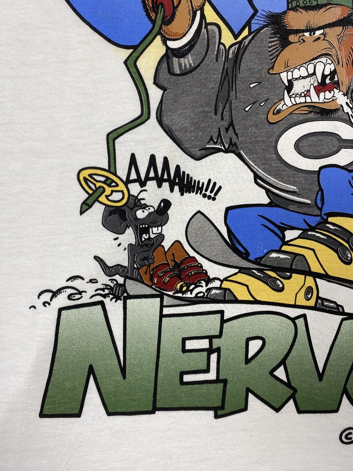 Vintage Vintage Nervous Craze Monkey and Mouse NFL Humor Tee y2k Size US M / EU 48-50 / 2 - 8 Thumbnail