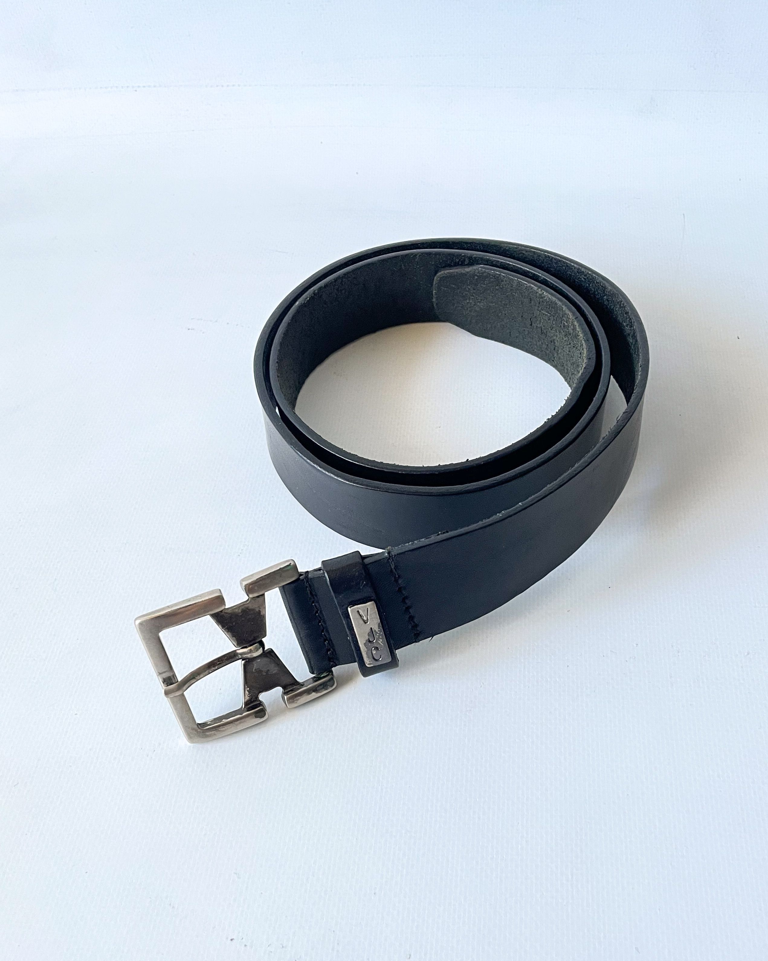 Versace Jeans Couture Vintage Versace Jeans Couture Leather Belt Size 36 - 1 Thumbnail