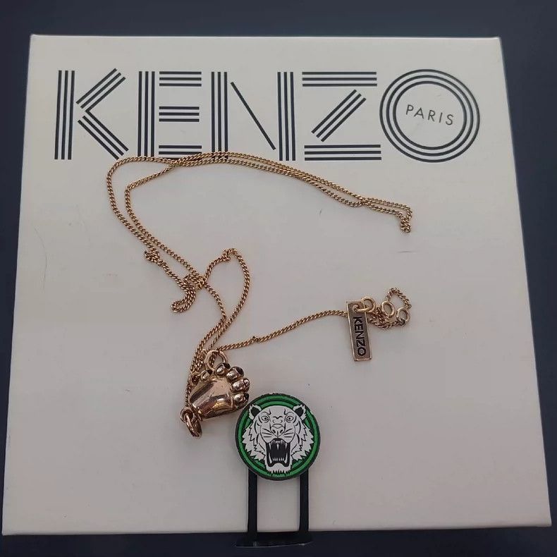 Kenzo KENZO Golden cat paw necklace for men and women Size ONE SIZE - 4 Thumbnail