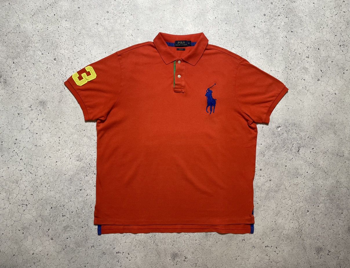 Polo Ralph Lauren × Vintage Vintage Polo T-Shirt Polo Ralph Lauren Big Pony #3 Y2K Size US XL / EU 56 / 4 - 1 Thumbnail