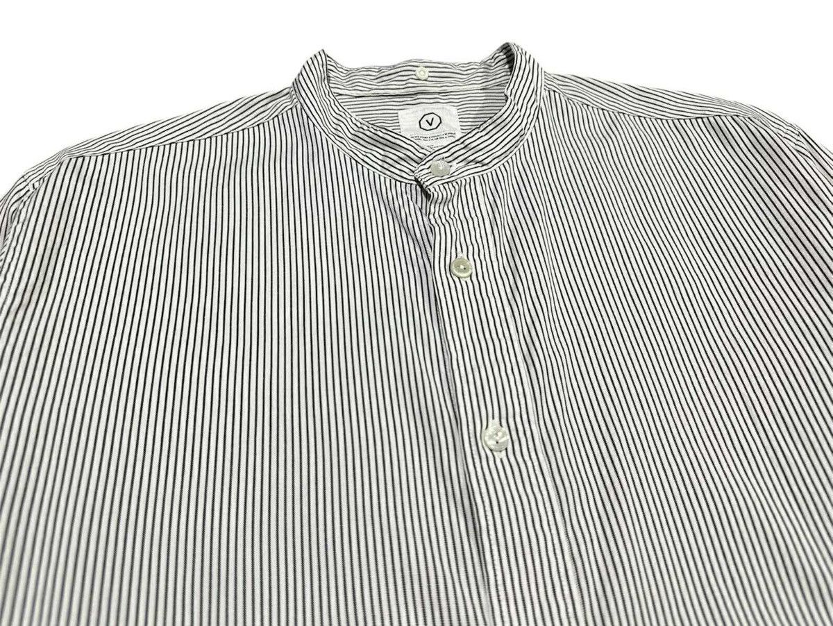 Visvim 🔥Visvim Striped Shirt L/S Mandarin Collar Size US L / EU 52-54 / 3 - 3 Thumbnail