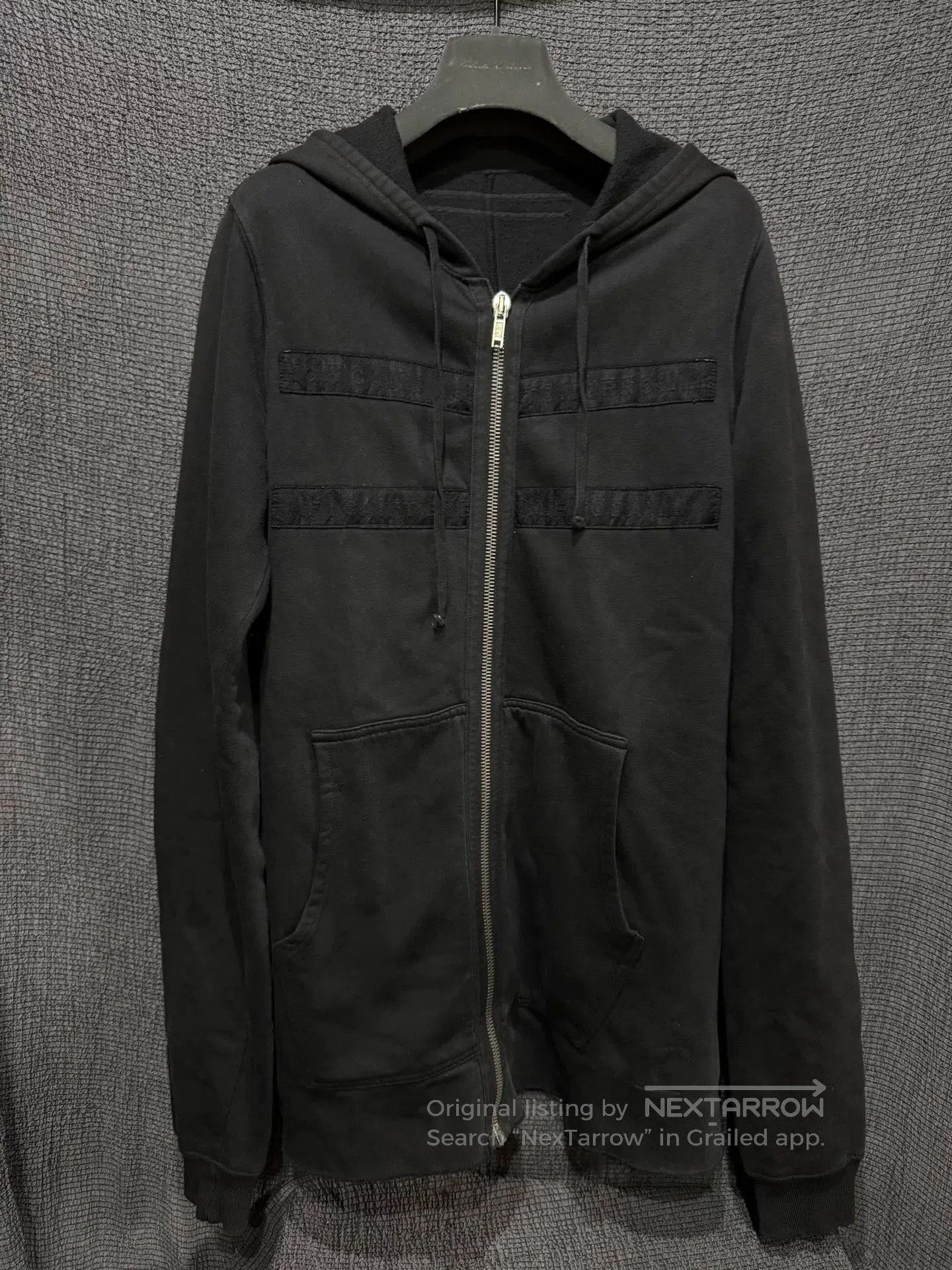 Rick Owens early rick owens silk hooded sweatshirt jacket. Size US S / EU 44-46 / 1 - 1 Thumbnail
