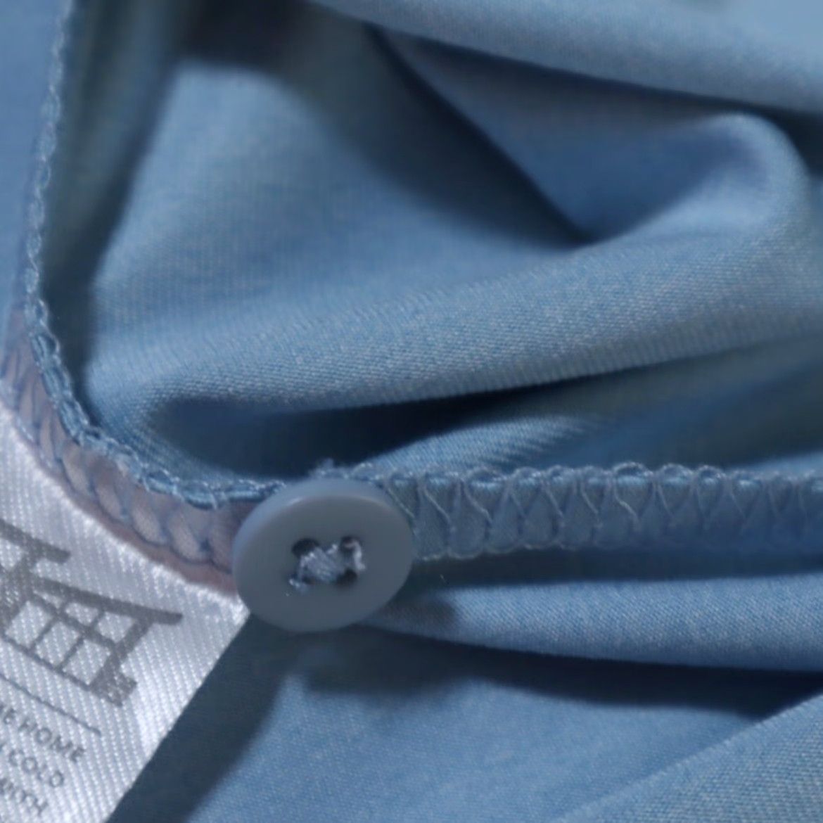 Vintage **Matte Grey 4 Button Stretch Blue Men's Polo Shirt L** User: **Matte Grey 4 Button Stretch Blue Men's L Polo Shirt** Size US L / EU 52-54 / 3 - 7 Thumbnail