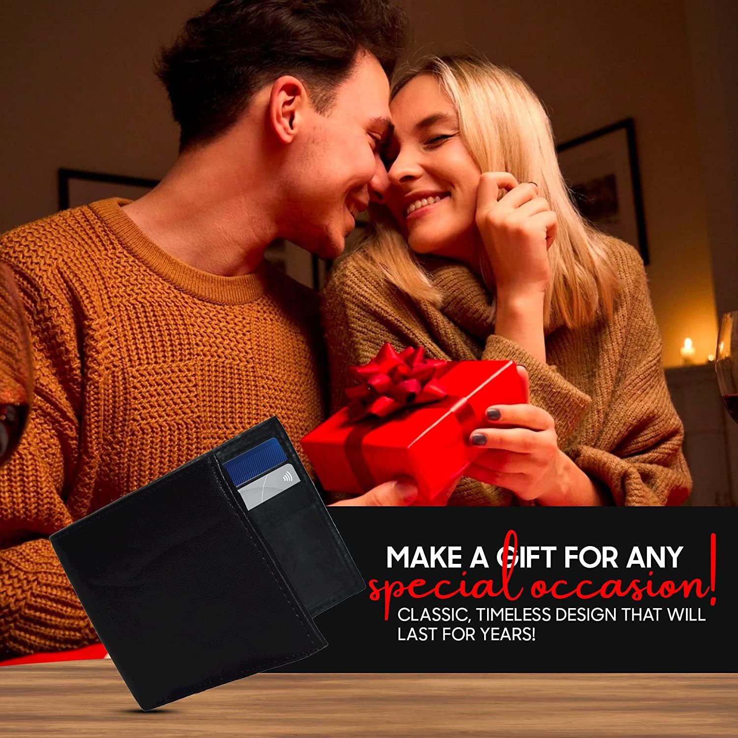 Handmade ADAMONDE 100% RFID Blocking Genuine Leather Wallets for Men Size ONE SIZE - 5 Thumbnail