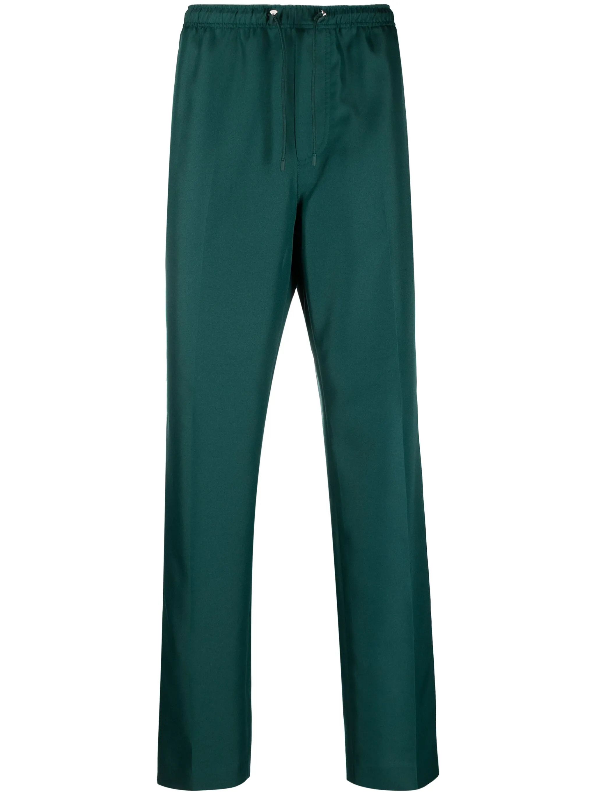 Lanvin o1y0125 Jogger & Sweatpant in Dark Green Size US 30 / EU 46 - 1 Thumbnail