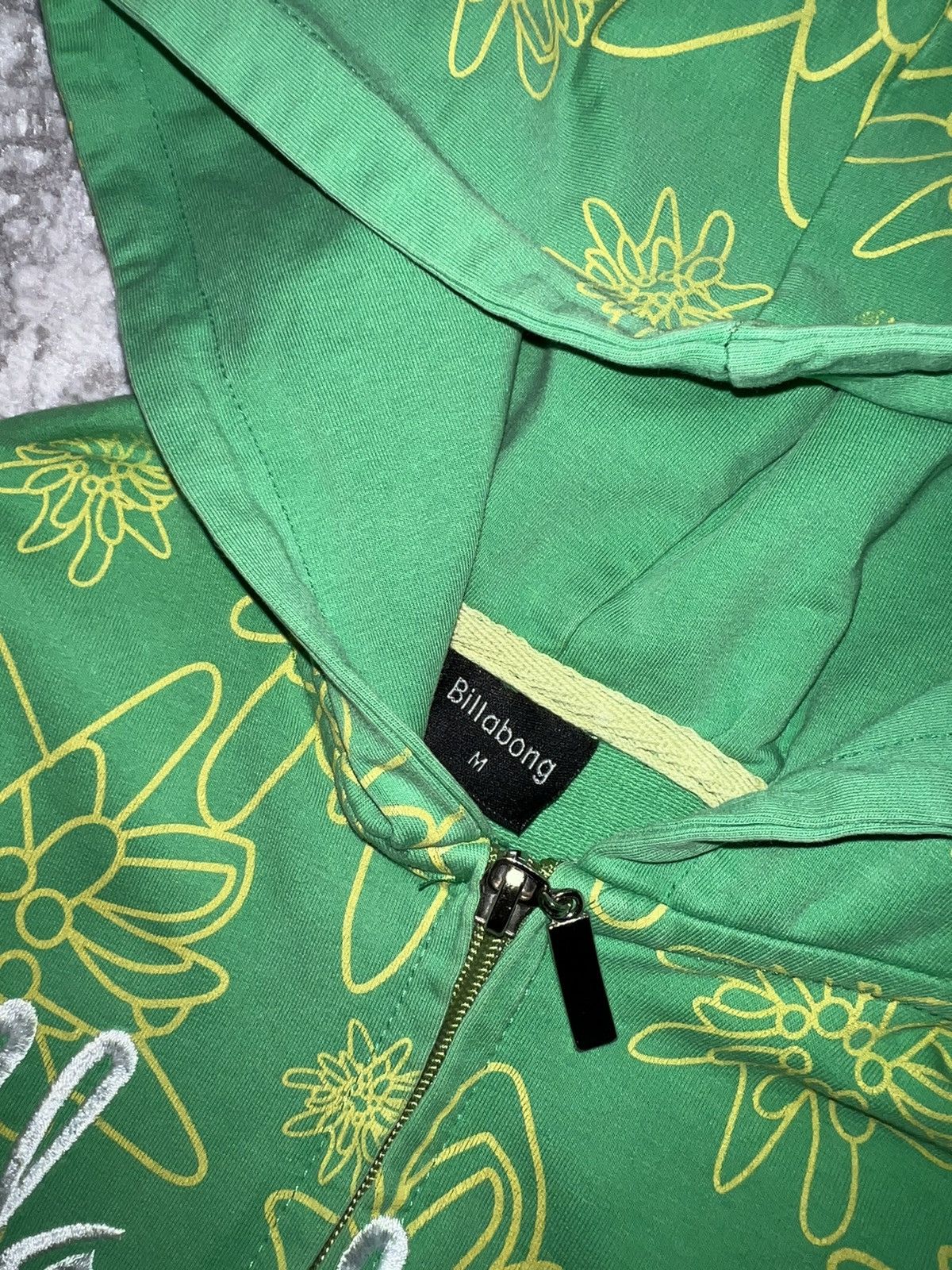 Billabong × Vintage BILLABONG 🌼 CRAZY VINTAGE ZIP HOODIE BIG LOGO Y2K SWAG Size US S / EU 44-46 / 1 - 5 Thumbnail