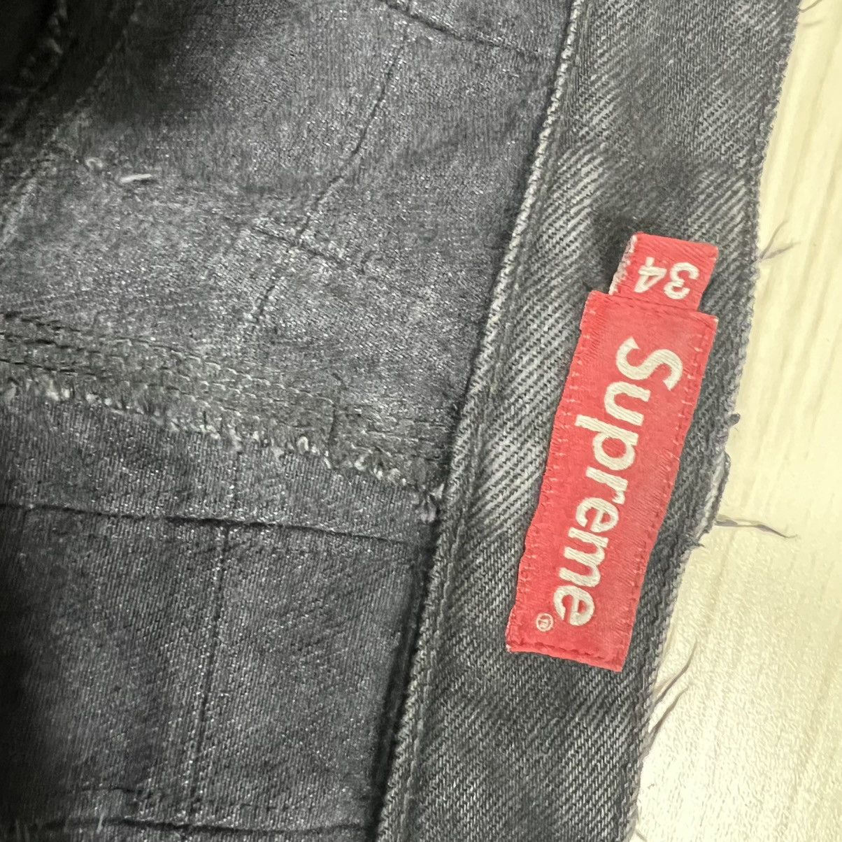 Supreme supreme Frayed Patchwork Baggy Size US 34 / EU 50 - 3 Thumbnail