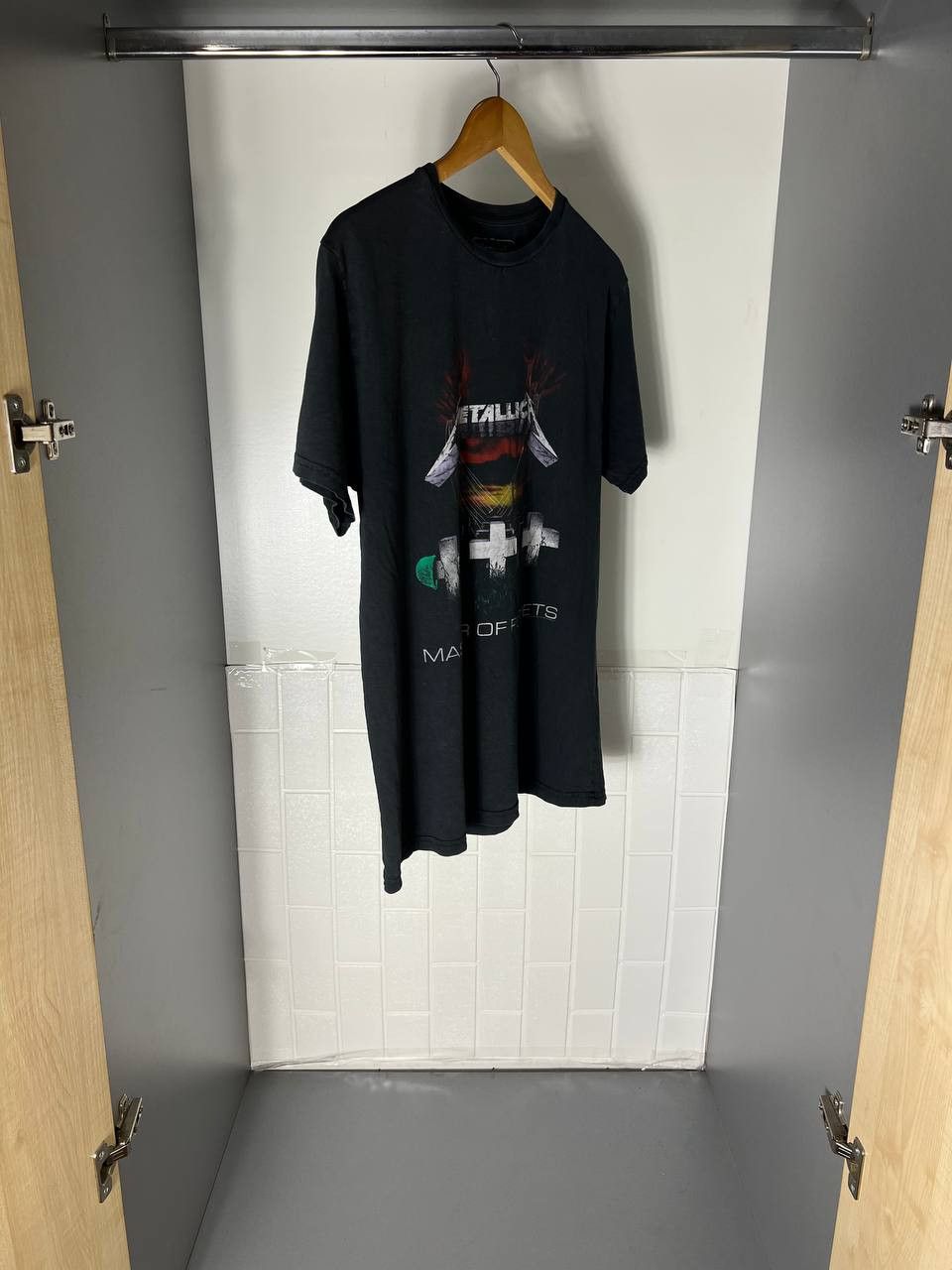 Band Tees VINTAGE METALLICA WORLD TOUR ROCK T-SHIRT METAL Y2K 90s Size US L / EU 52-54 / 3 - 6 Thumbnail