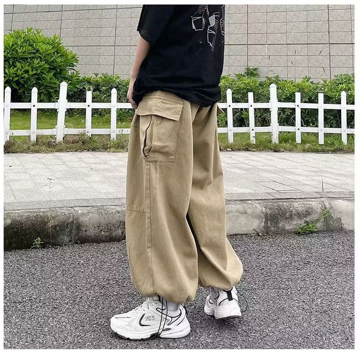 Vintage Relaxed fit baggy loose brown cargos | Grailed