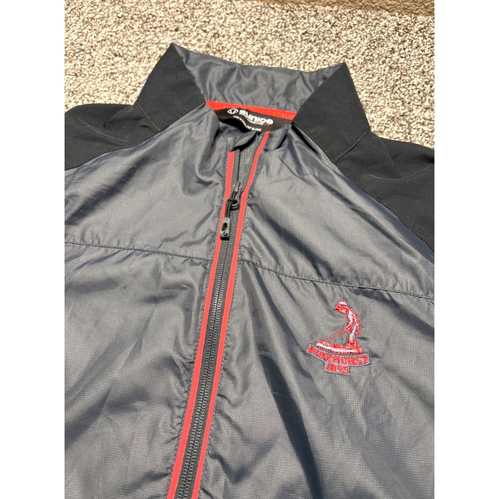 Black Halo Sunice Jacket Mens Small Black Half Zip Short Sleeve Performance Pullover Size US S / EU 44-46 / 1 - 2 Thumbnail