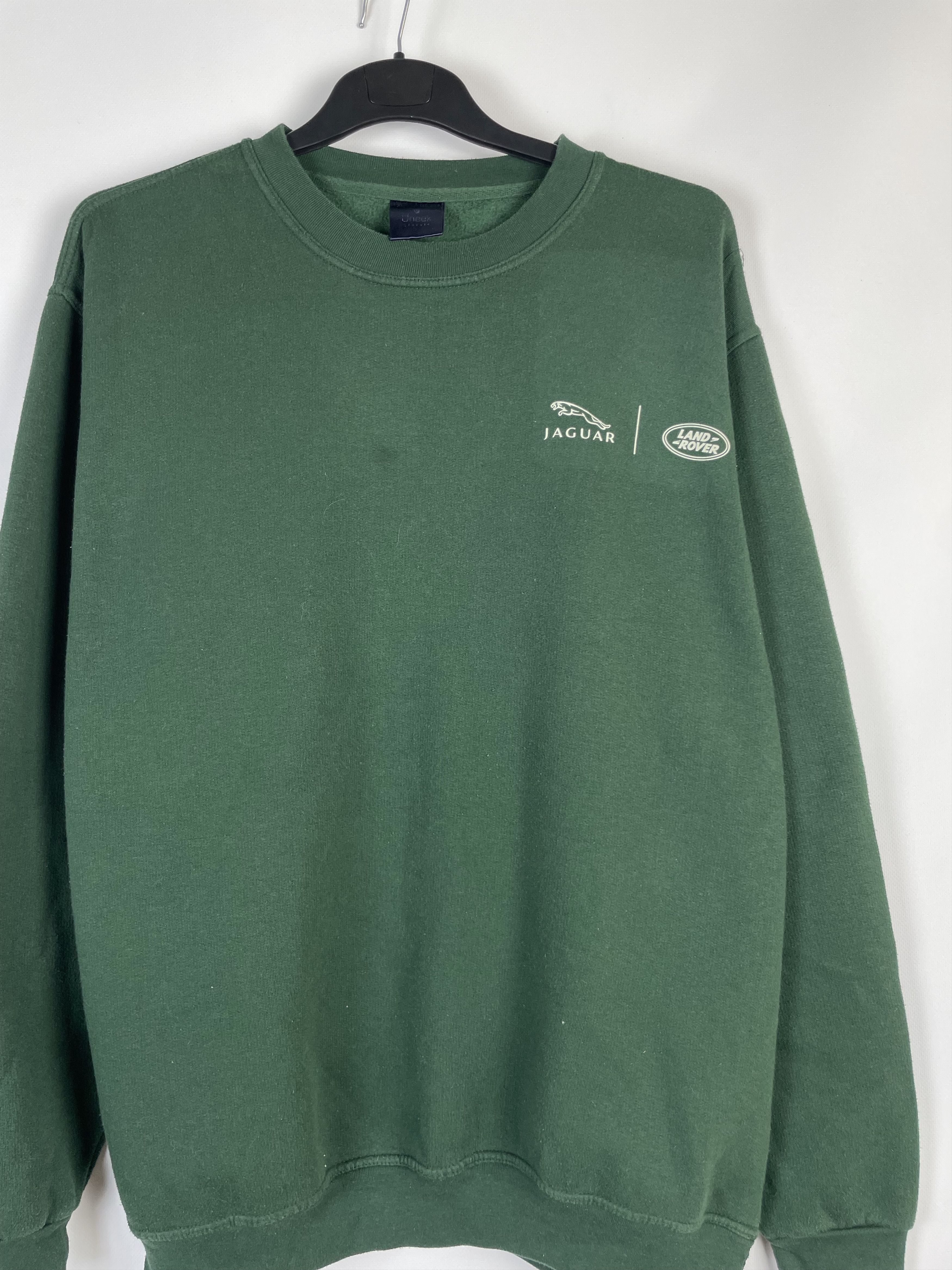 Vintage Vintage Jaguar Land Rover Racing Work Green Sweatshirt Size US XL / EU 56 / 4 - 3 Thumbnail