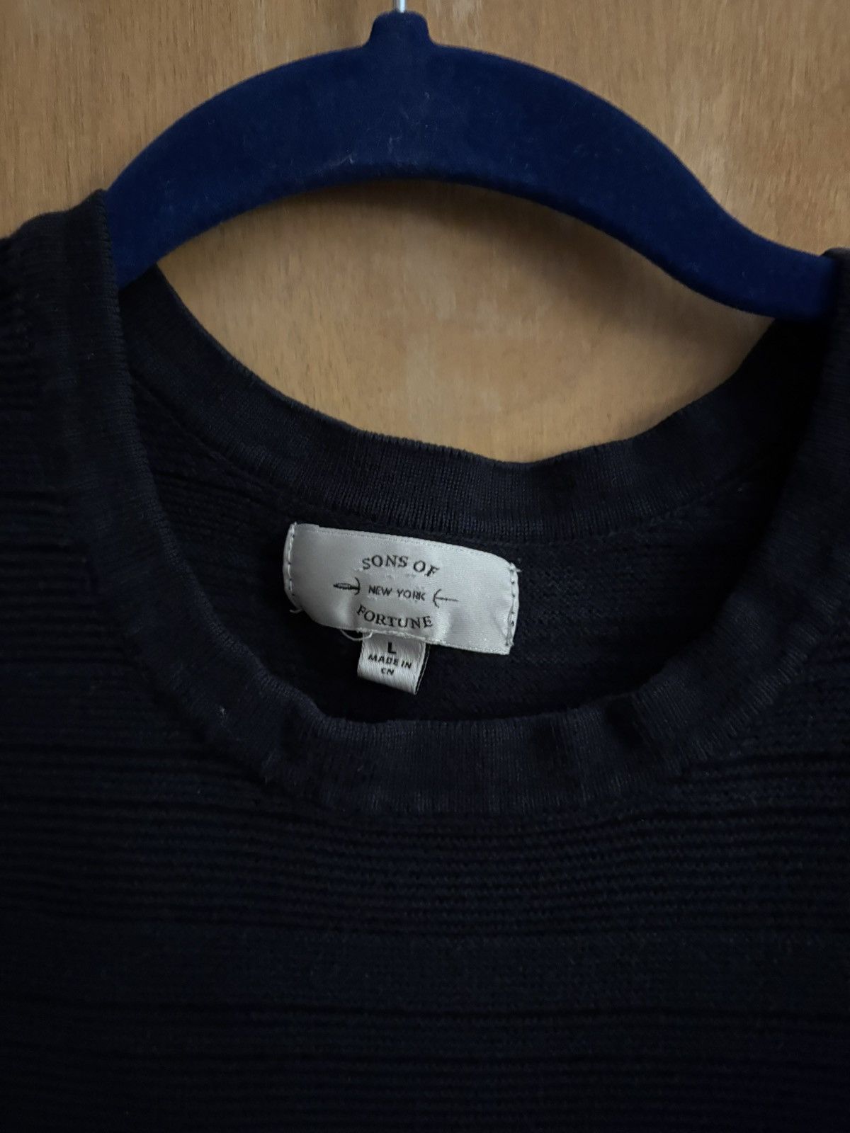 Other Sons of Fortune Blue Sweater Size US L / EU 52-54 / 3 - 2 Thumbnail