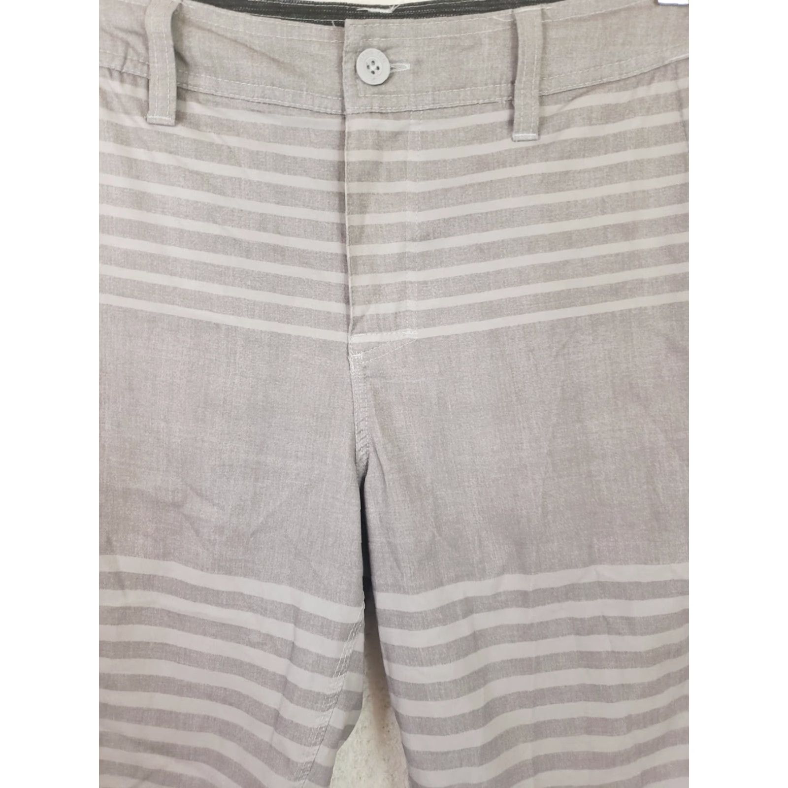 Hang Ten Hang Ten Board Shorts Mens Size 30 Beige Striped Chino Size US 30 / EU 46 - 4 Thumbnail