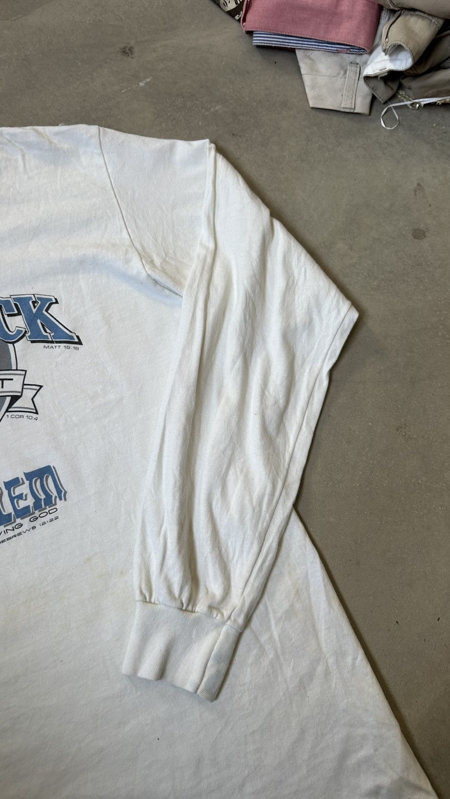 Vintage VINTAGE SOLID ROCK JERUSALEM L/S TEE Size US M / EU 48-50 / 2 - 4 Thumbnail