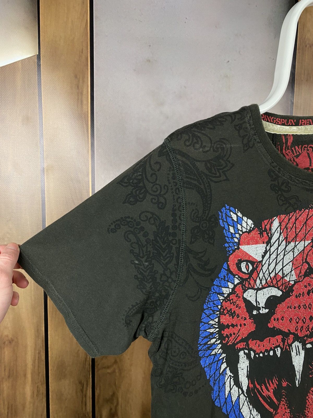 Ringspun 🐯T-Shirt Ringspun Overprint Tiger Logo Tee🐯 Size US M / EU 48-50 / 2 - 2 Thumbnail
