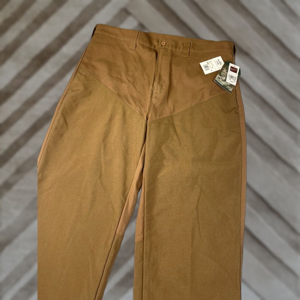 Vintage Woolrich Pants Outdoor Regular Cotton Brown Size Large L Mens Straight Inseam See Measurements Zip Flat Front Mid Rise 10-12 Material: Cotton Size US 33 - 1 Thumbnail