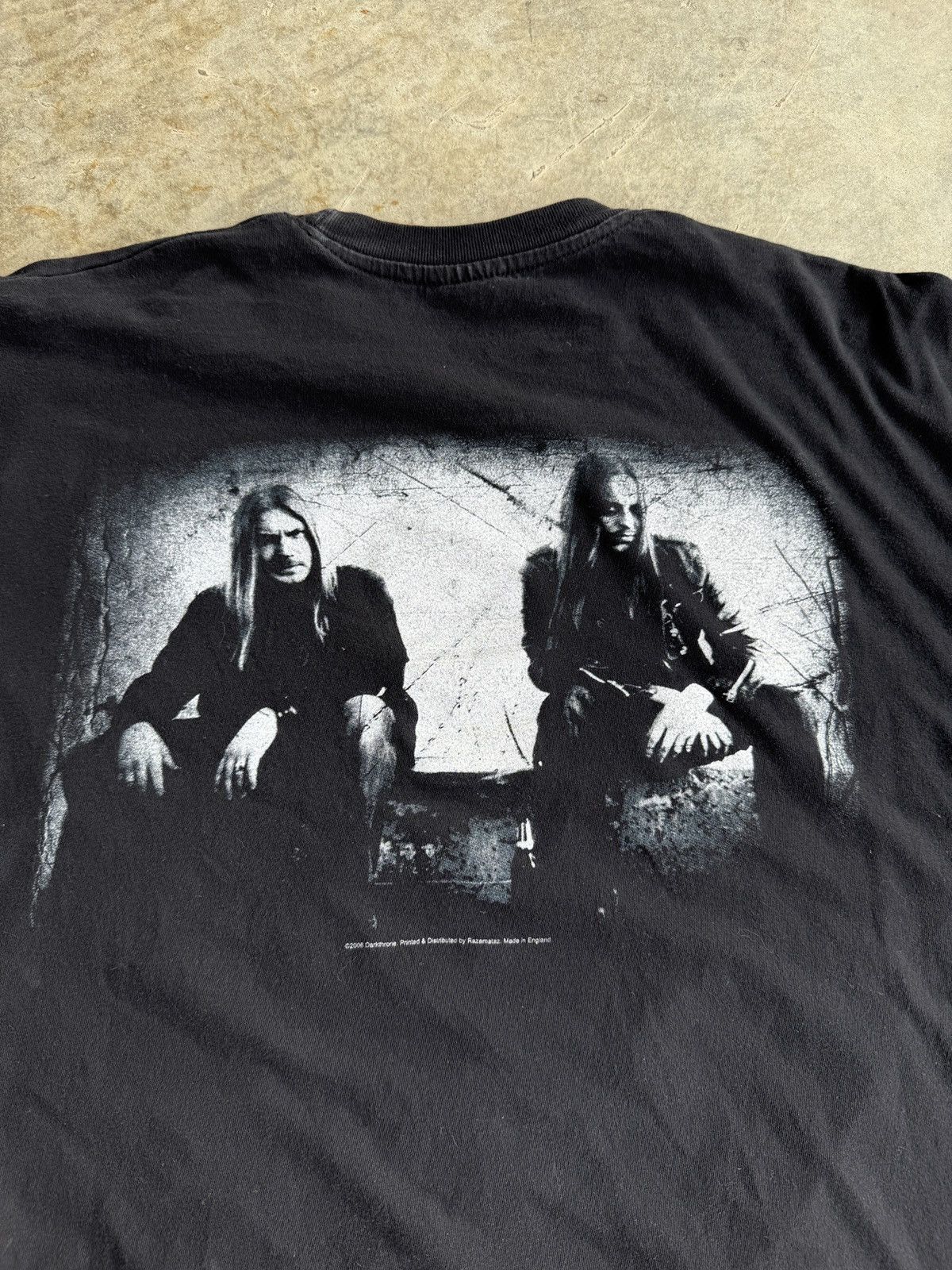 Band Tees × Vintage *RARE* VINTAGE DARKTHRONE FIEND 2006 BLACK METAL T-SHIRT Size US XL / EU 56 / 4 - 9 Thumbnail
