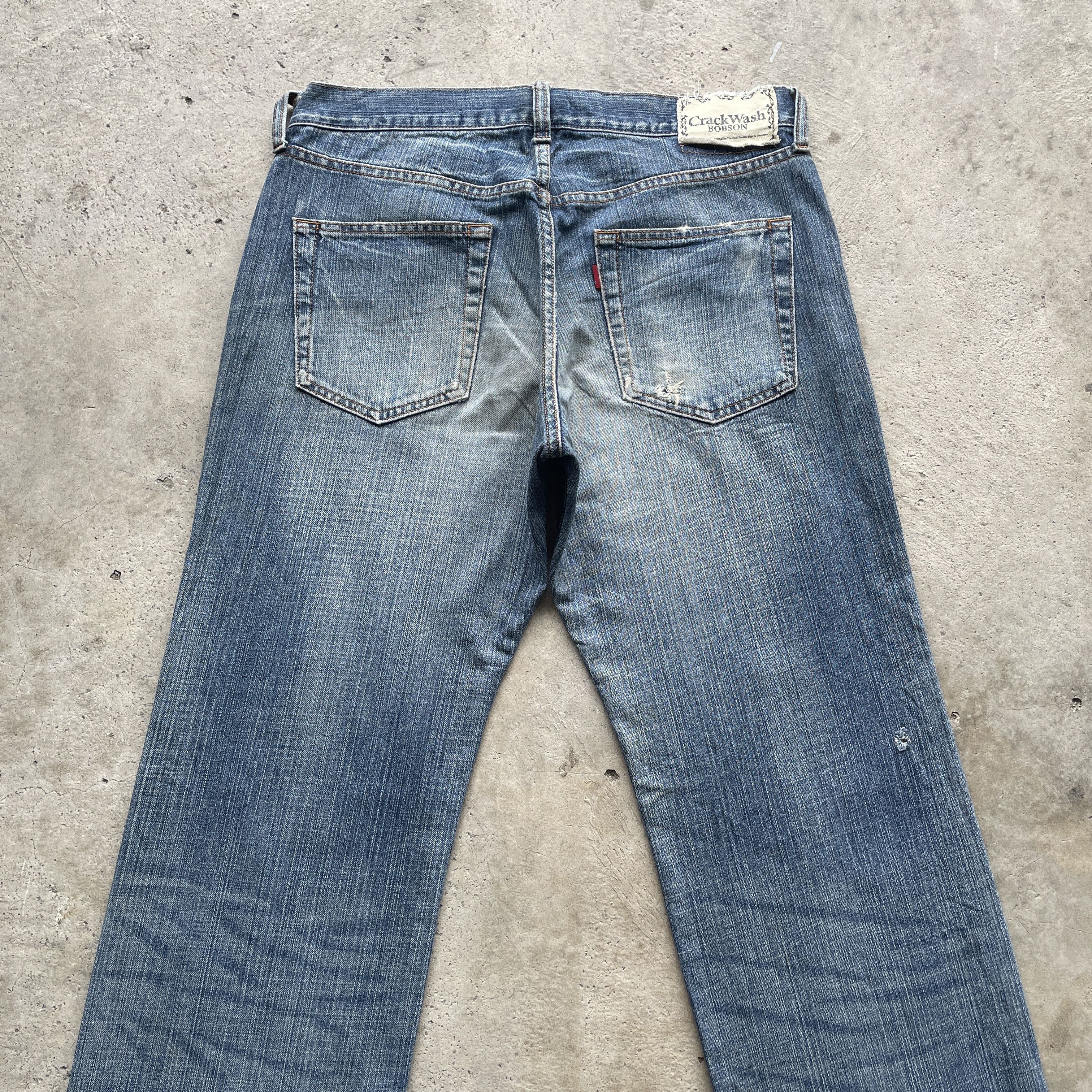 Japanese Brand VINTAGE JAPANESE JEANS FADED PANTS DENIM W32x33 Size US 32 / EU 48 - 9 Thumbnail