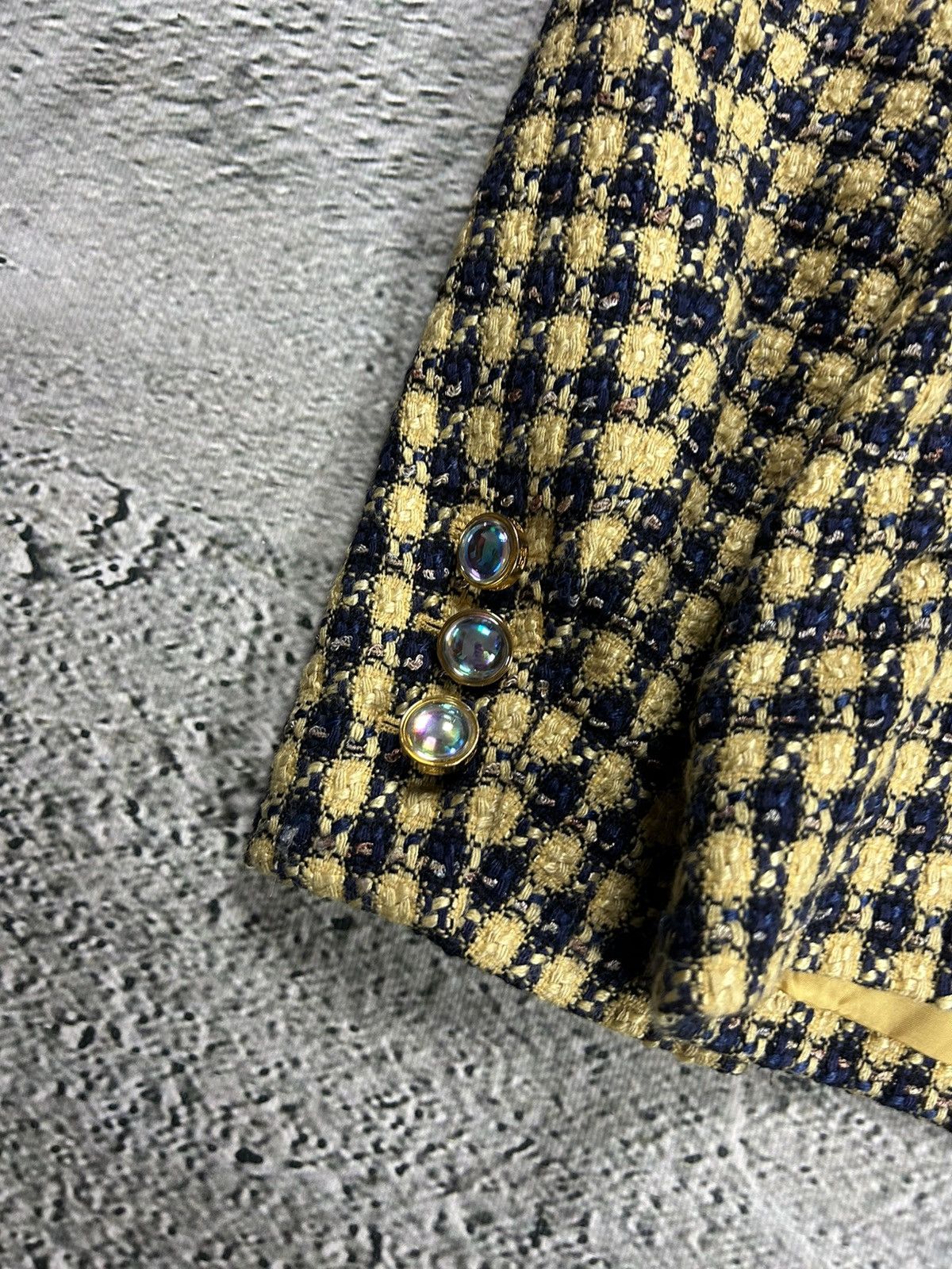 Escada Escada vintage suit wool set blazer + skirt yellow Size XS / US 0-2 / IT 36-38 - 7 Thumbnail