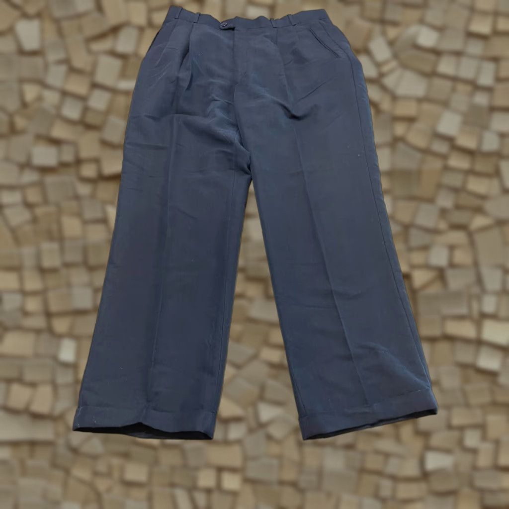 Vintage Grery Peters Golf Pants Men's Dress Pants 36x30 Blue Casual Regular Men Front Flat Front Straight Inseam 30 Size US 36 / EU 52 - 1 Thumbnail