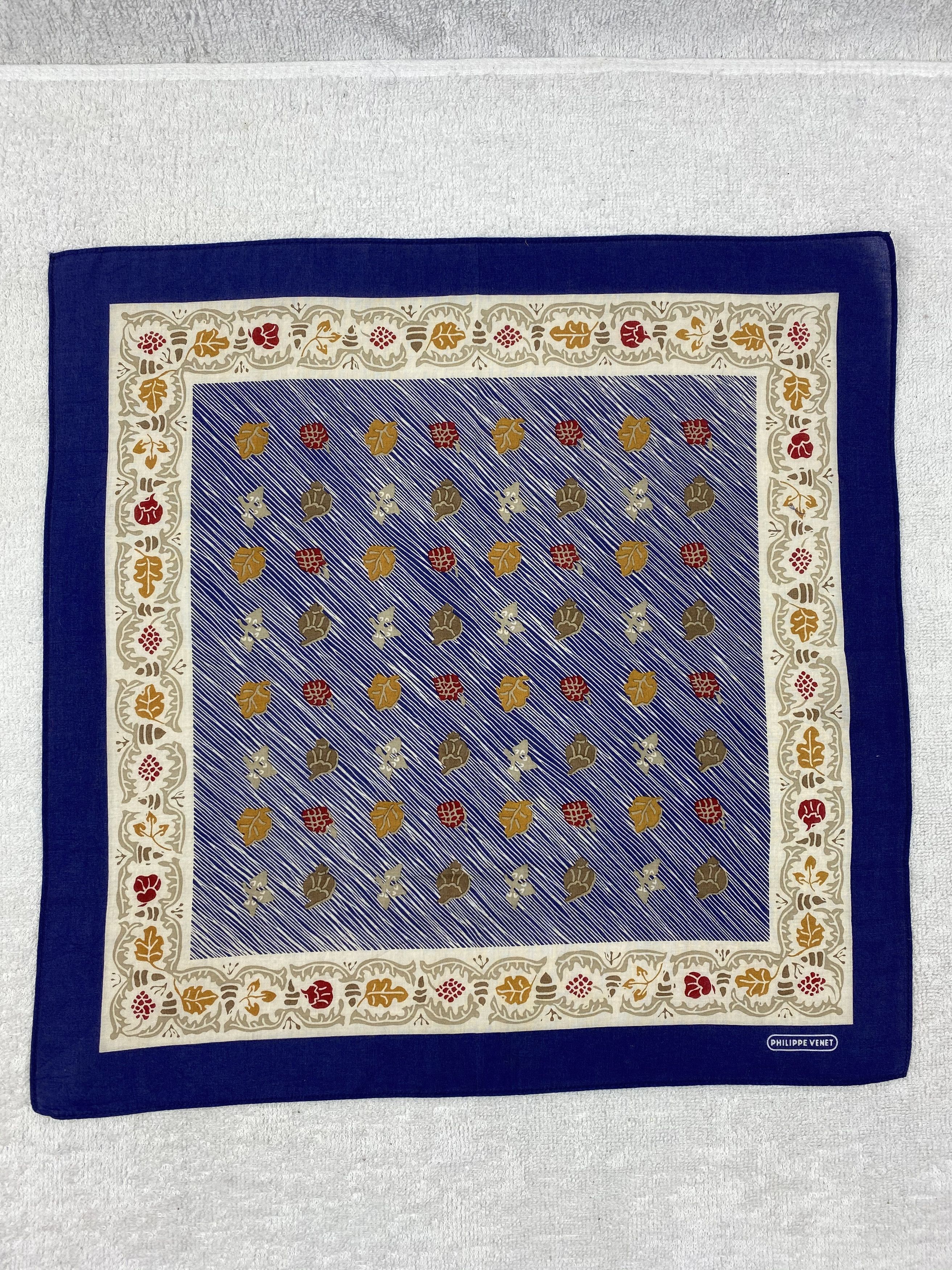 Vintage Philippe Venet Handkerchief / Bandana / Neckerchief Size ONE SIZE - 3 Thumbnail