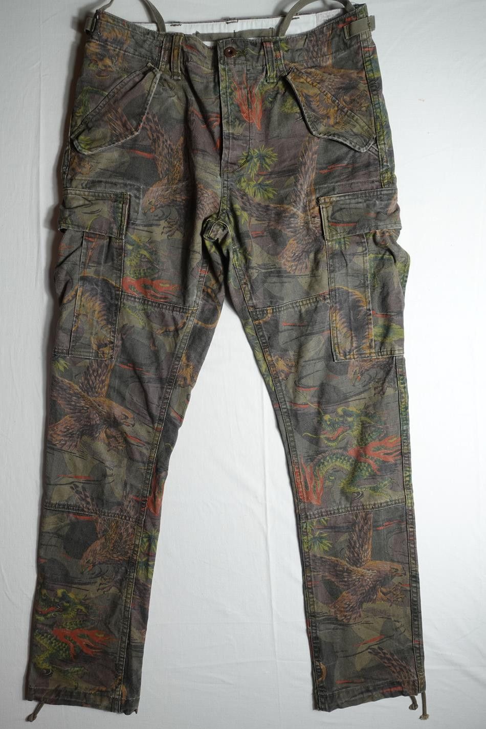 Polo Ralph Lauren Polo Ralph Lauren Pants Camo Military Tiger Dragon 28/32 Size US 28 / EU 44 - 1 Thumbnail