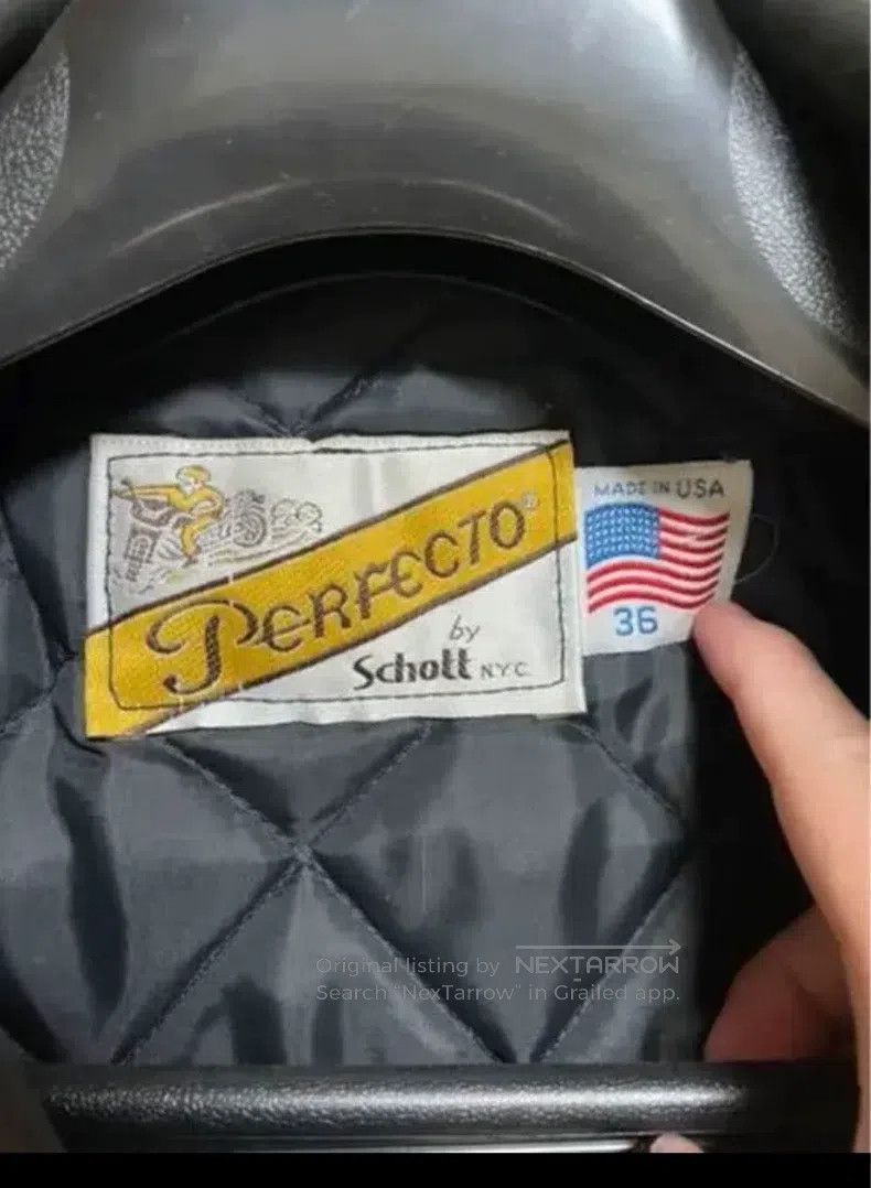 Schott Schott Leather coat Size US XXS / EU 40 - 2 Thumbnail