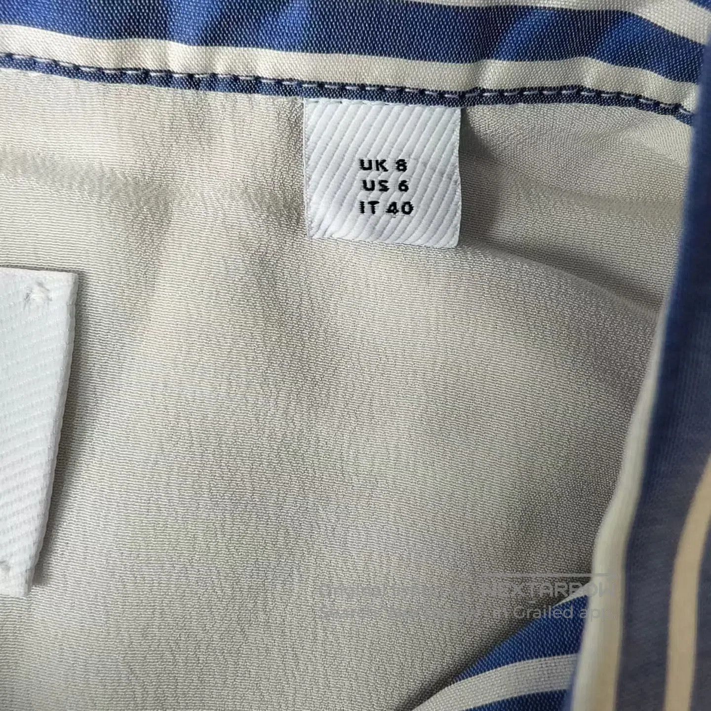 Burberry Burberry Solid Color Striped Shirt| Size S / US 4 / IT 40 - 5 Thumbnail