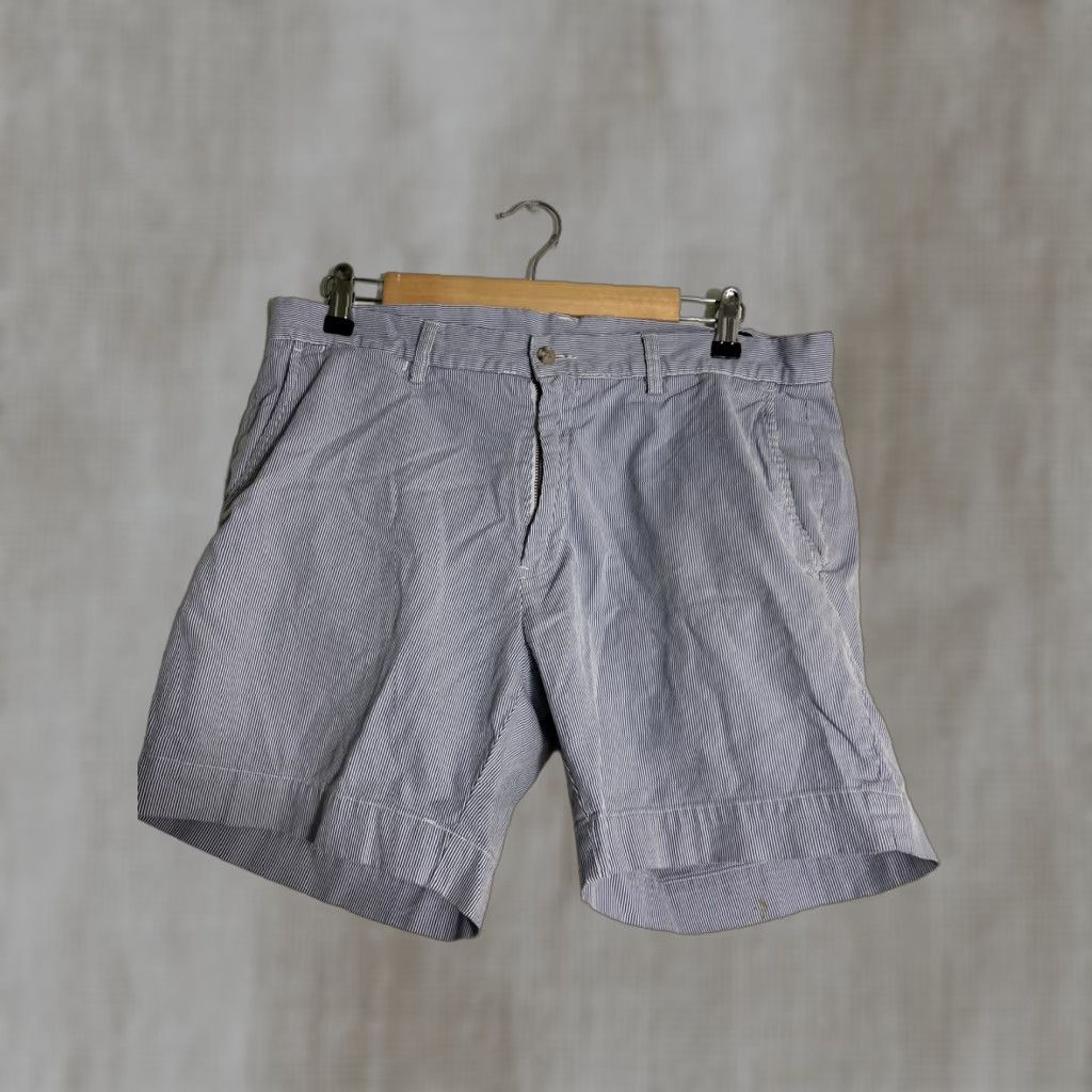 Polo Ralph Lauren VINTAGE Polo Ralph Lauren Mens Shorts 34 Chino Blue White Striped 100% Cotton Mens Size US S / EU 44-46 / 1 - 1 Thumbnail