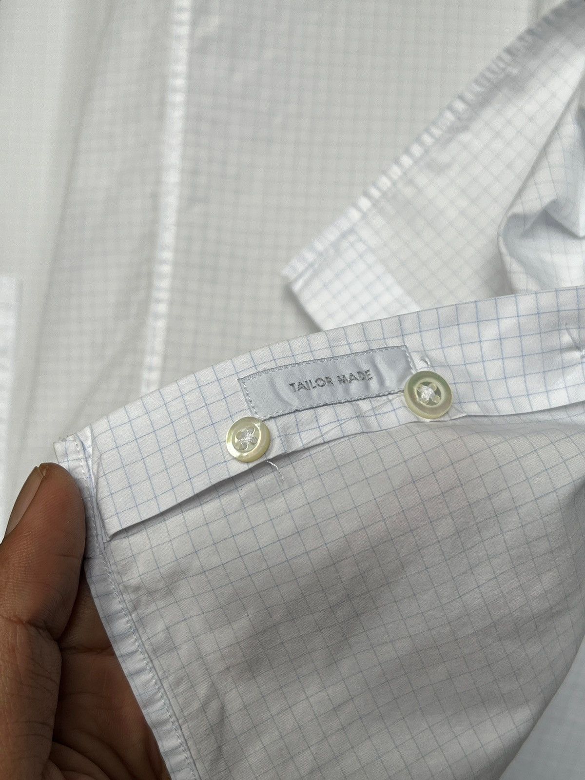 Jil Sander Jil Sander Blue Squares Button Up Shirt Size US M / EU 48-50 / 2 - 13 Thumbnail