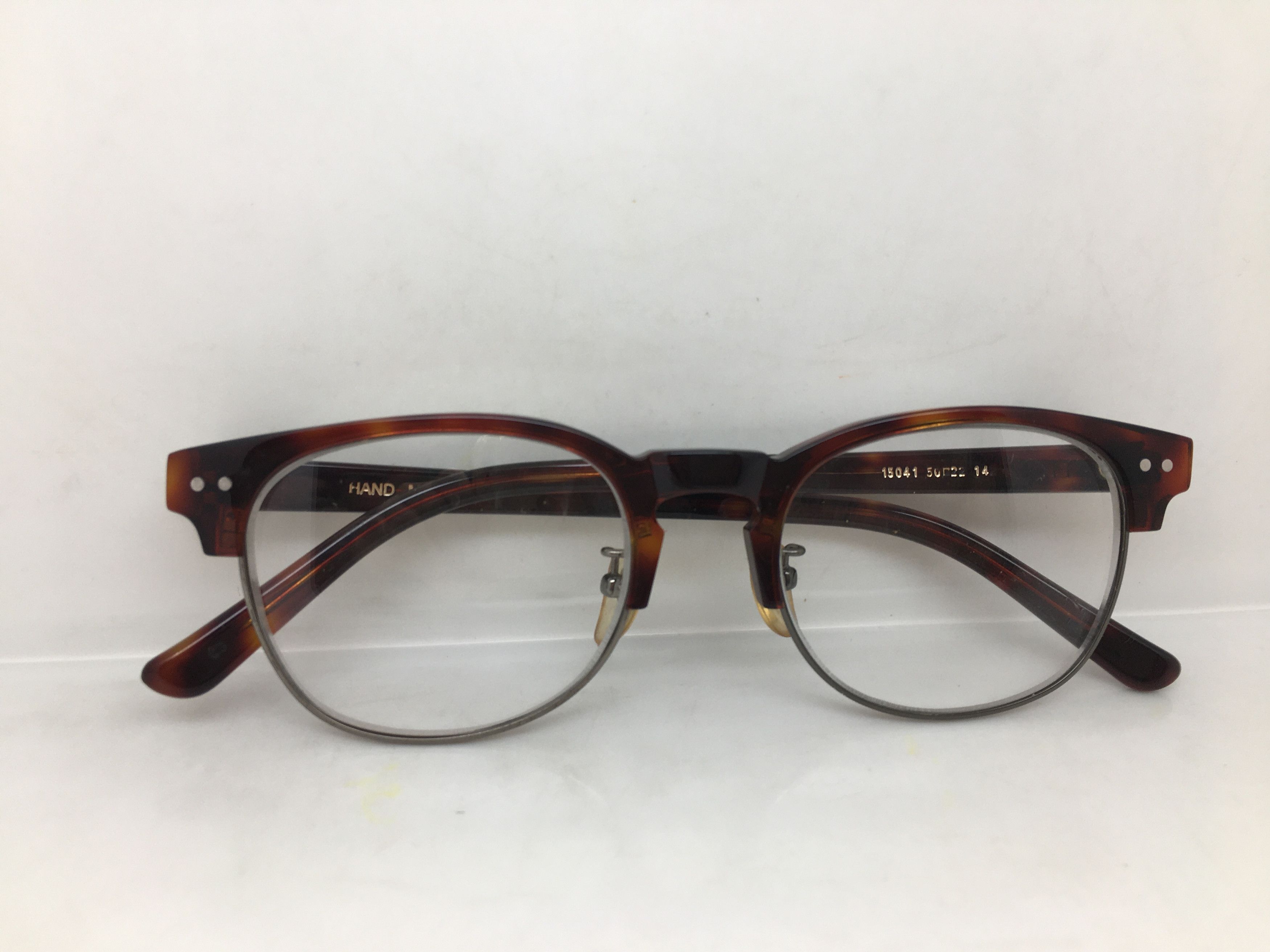 Other Mod Malcolm X Red Brown Silver Eyeglasses Frame Size ONE SIZE - 6 Thumbnail