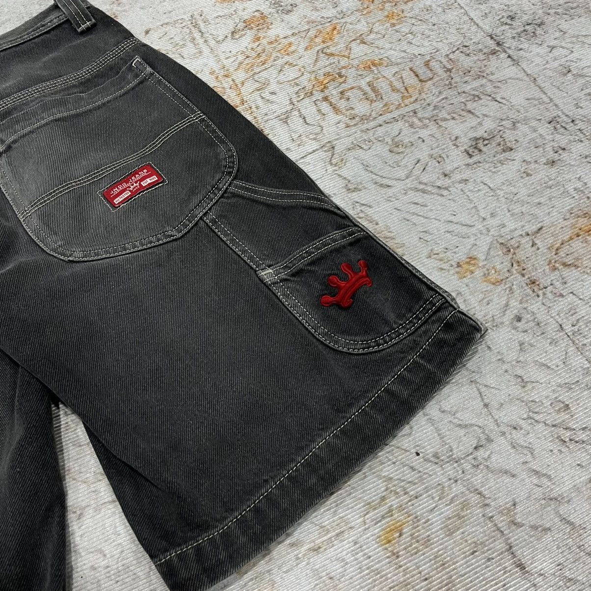 JNCO Rare‼️ Vintage JNCO Crown Logo Jorts Size US 27 - 4 Thumbnail