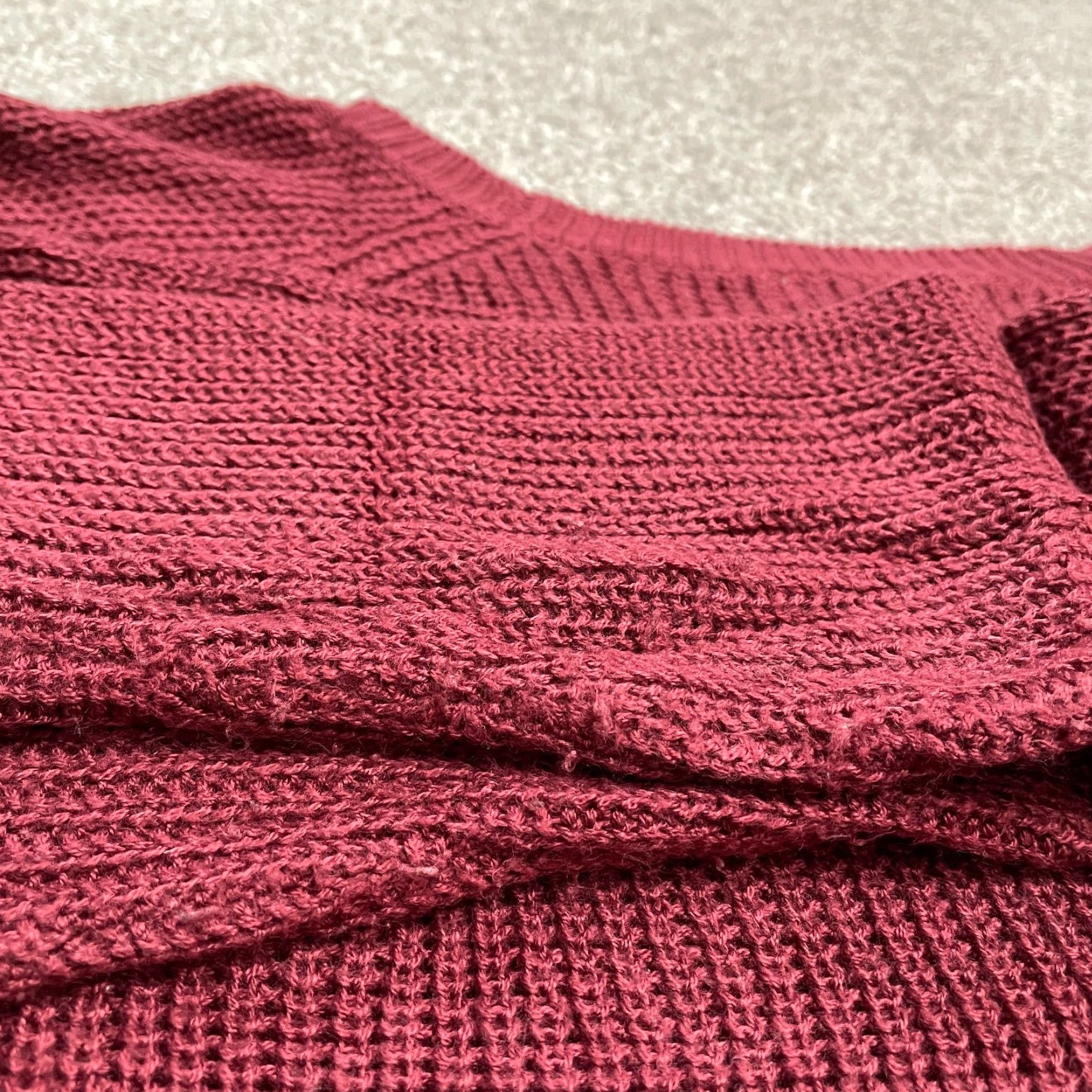 Cotton On Cotton On Pullover Sweater Womens L Red Knit Acrylic Casual Metallic Logo Raglan Sleeve Crew Neck All Seasons Size L / US 10 / IT 46 - 4 Thumbnail