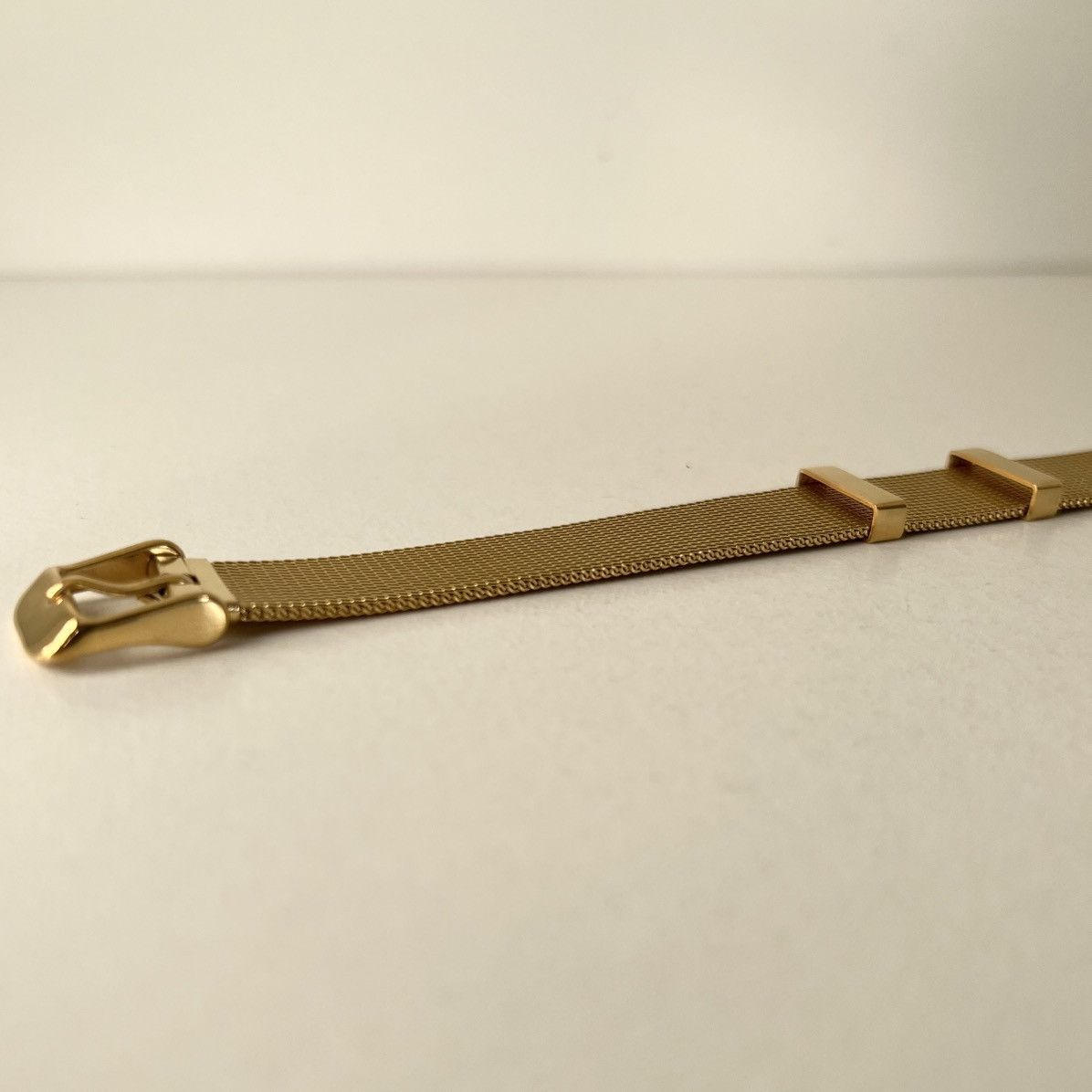 Jewelry Gold belt buckle bracelet Size ONE SIZE - 13 Thumbnail