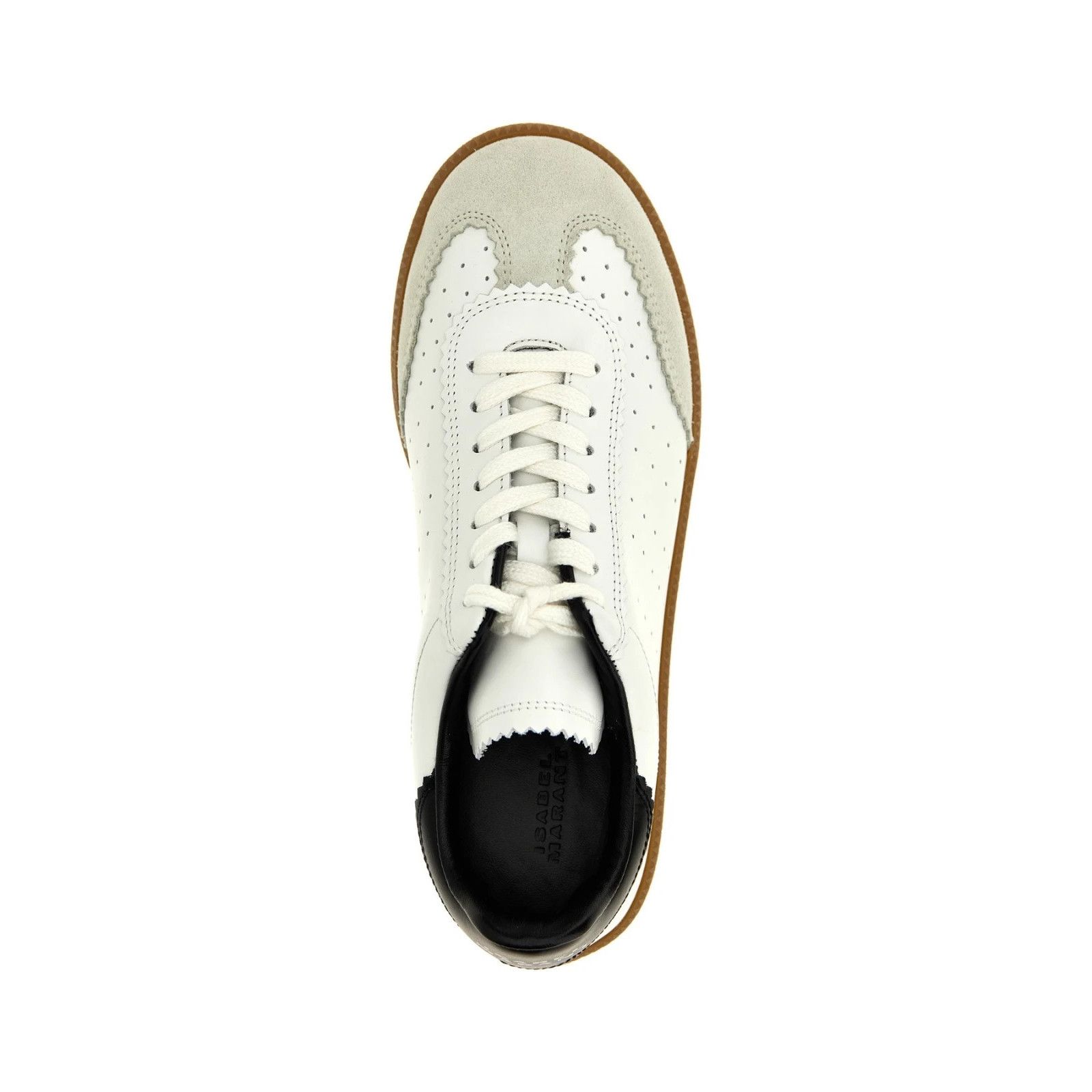 Isabel Marant ISABEL MARANT Bryce White Leather Sneakers New & Authentic Size US 7 / IT 37 - 4 Thumbnail