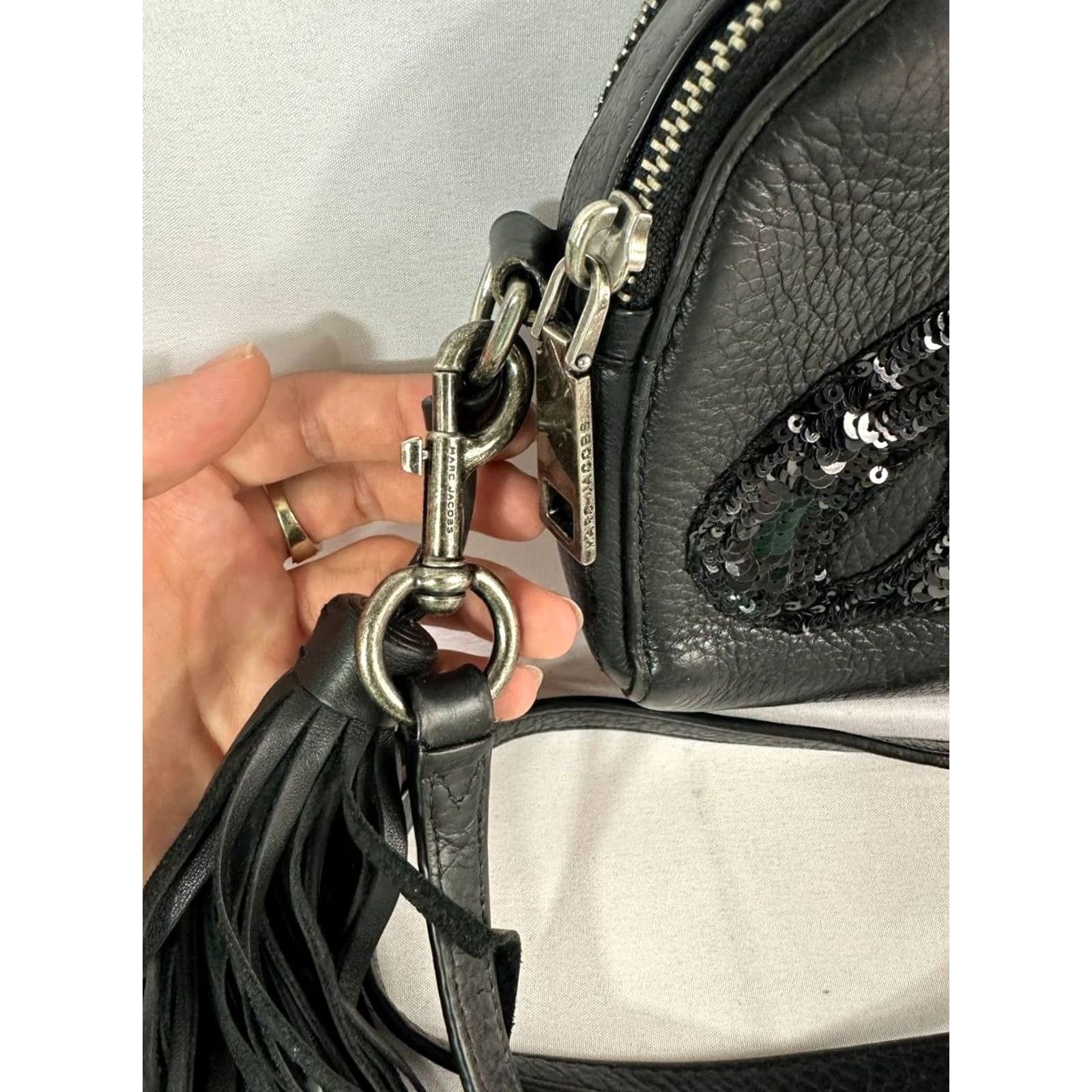 Marc Jacobs Marc Jacobs Snapshot Leather Crossbody Bag Black Womens Crossbody Bag Size ONE SIZE - 3 Thumbnail