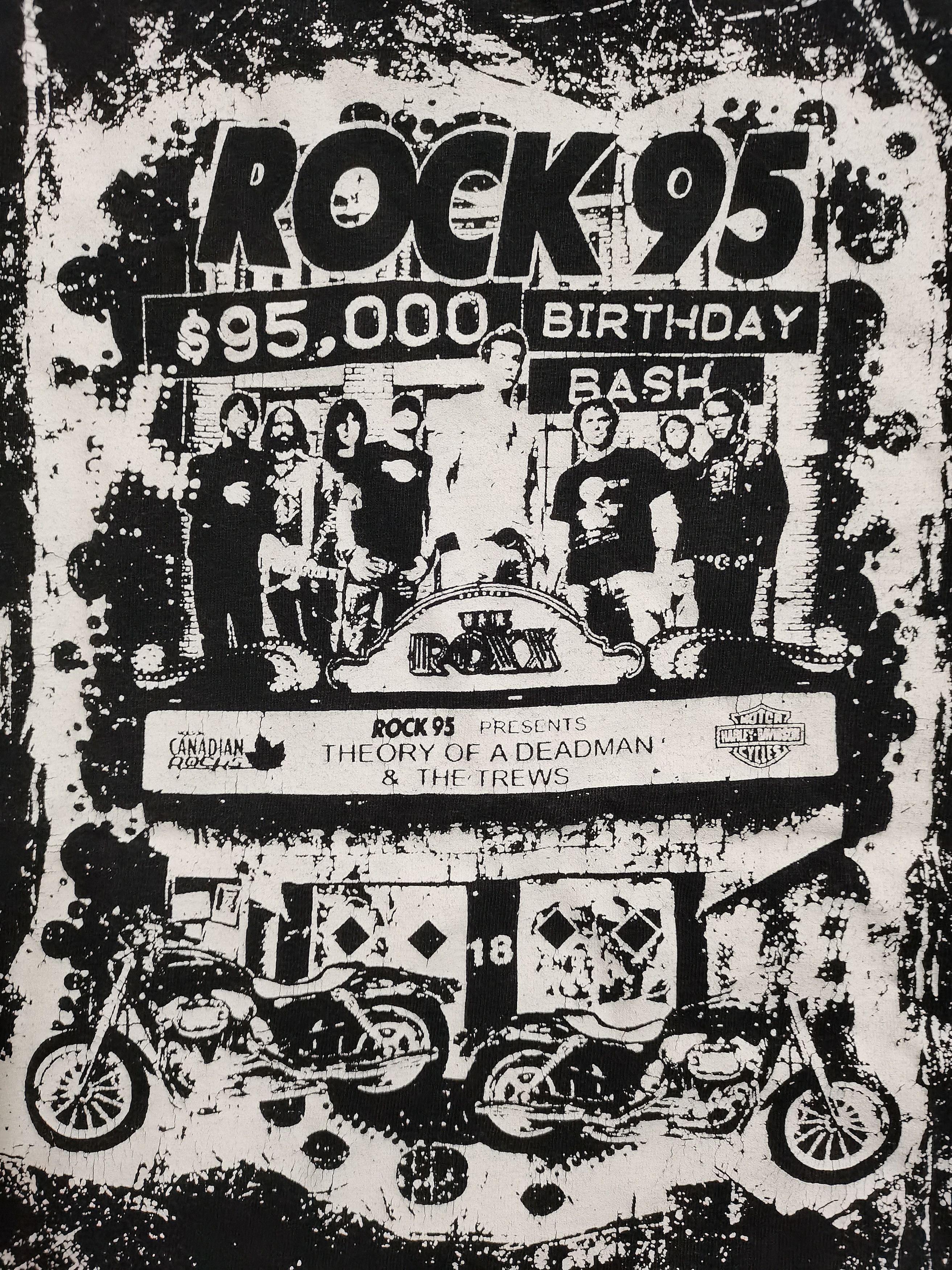 VINTAGE ROCK 95 THEORY OF A DEADMAN & THE TREW SHIRT
