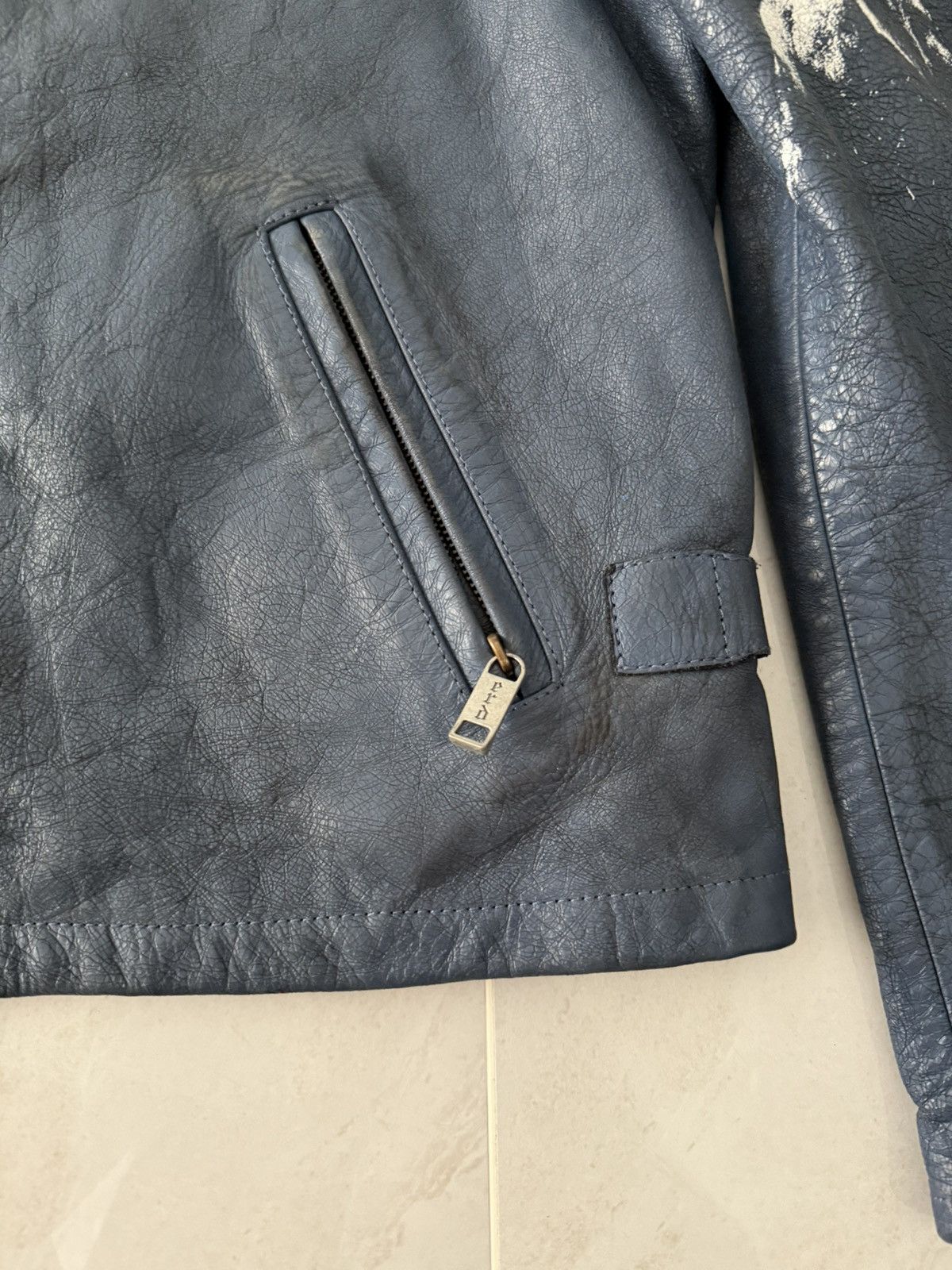 Enfants Riches Deprimes Enfants Riches Deprimes Blue Bull Woman Leather Jacket Sz.M Size US M / EU 48-50 / 2 - 9 Thumbnail