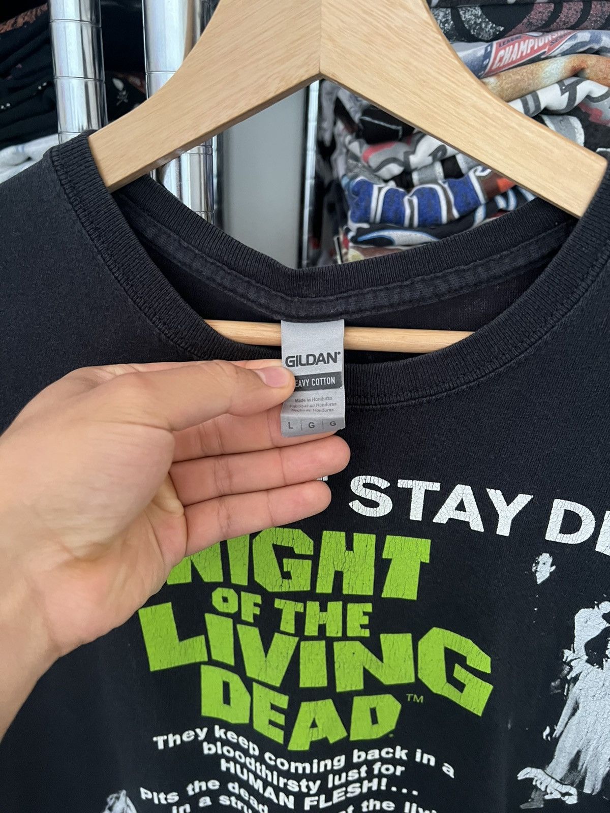 Vintage 2013 Night of the Living Dead Cover Poster Promo Tee Size US L / EU 52-54 / 3 - 4 Thumbnail