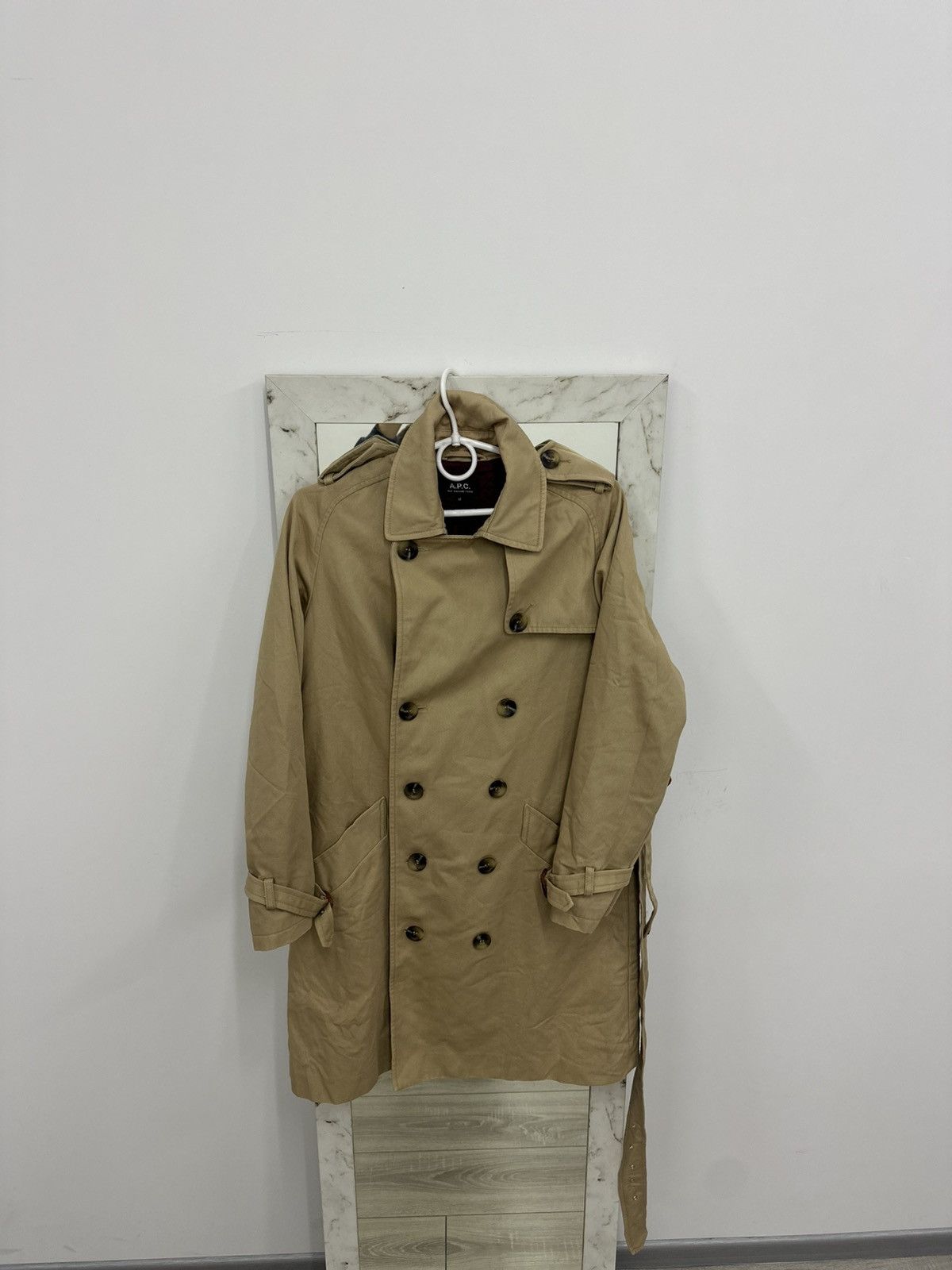 A.P.C. A.P.C Rue Madame Paris Trench Coat Jacket Size M / US 6-8 / IT 42-44 - 4 Thumbnail