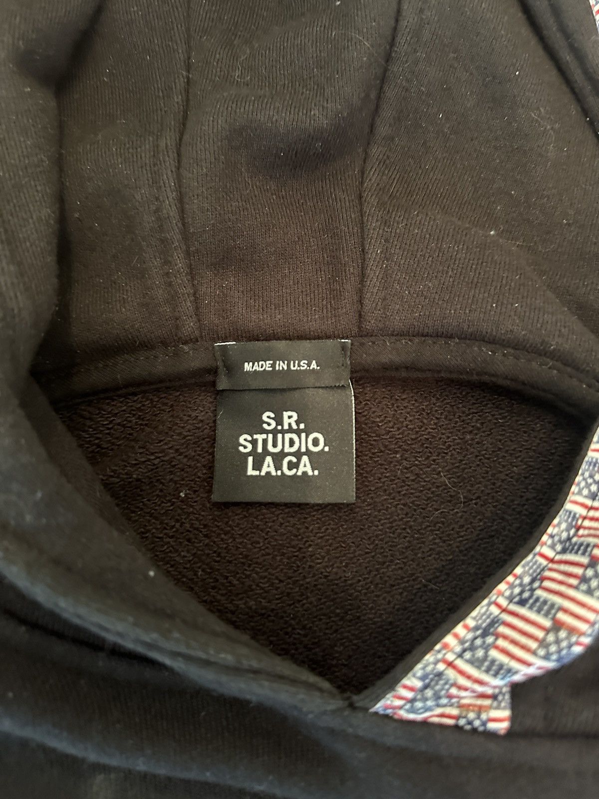Sterling Ruby S.R. STUDIO. LA. CA. Candles American Flag Hoodie Size US L / EU 52-54 / 3 - 11 Thumbnail